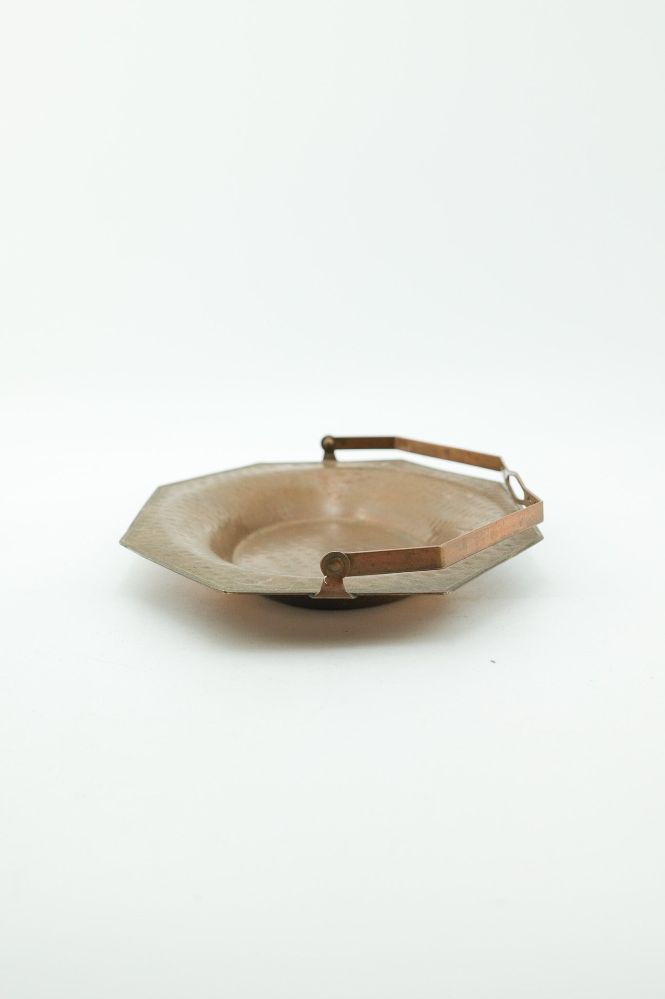 Hammered Copper Tray with Handle / 槌目調 銅製ハンドル付きトレイ