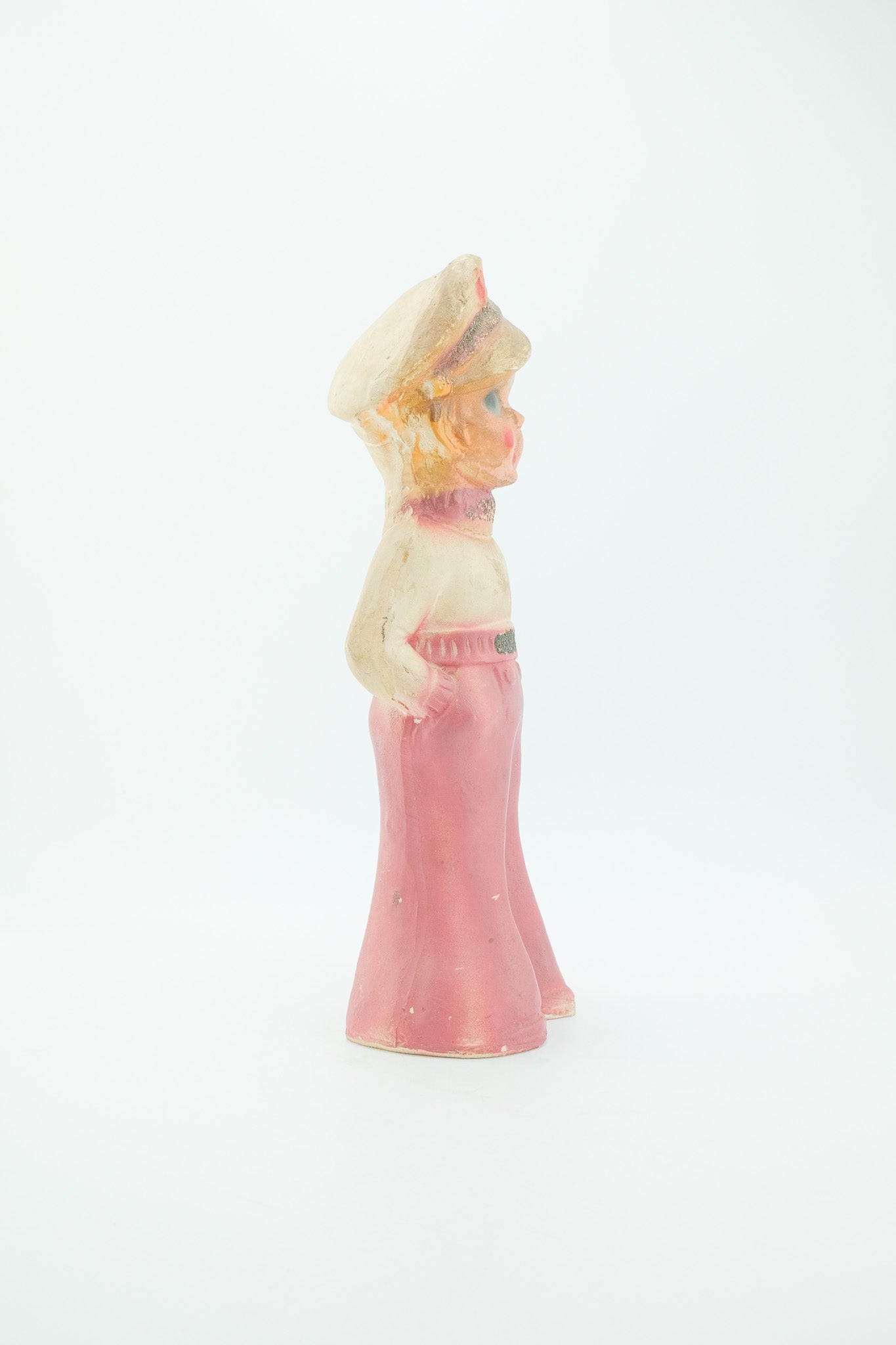 Chalkware Girl Doll / アメリカ買付 ビンテージ チョークドール