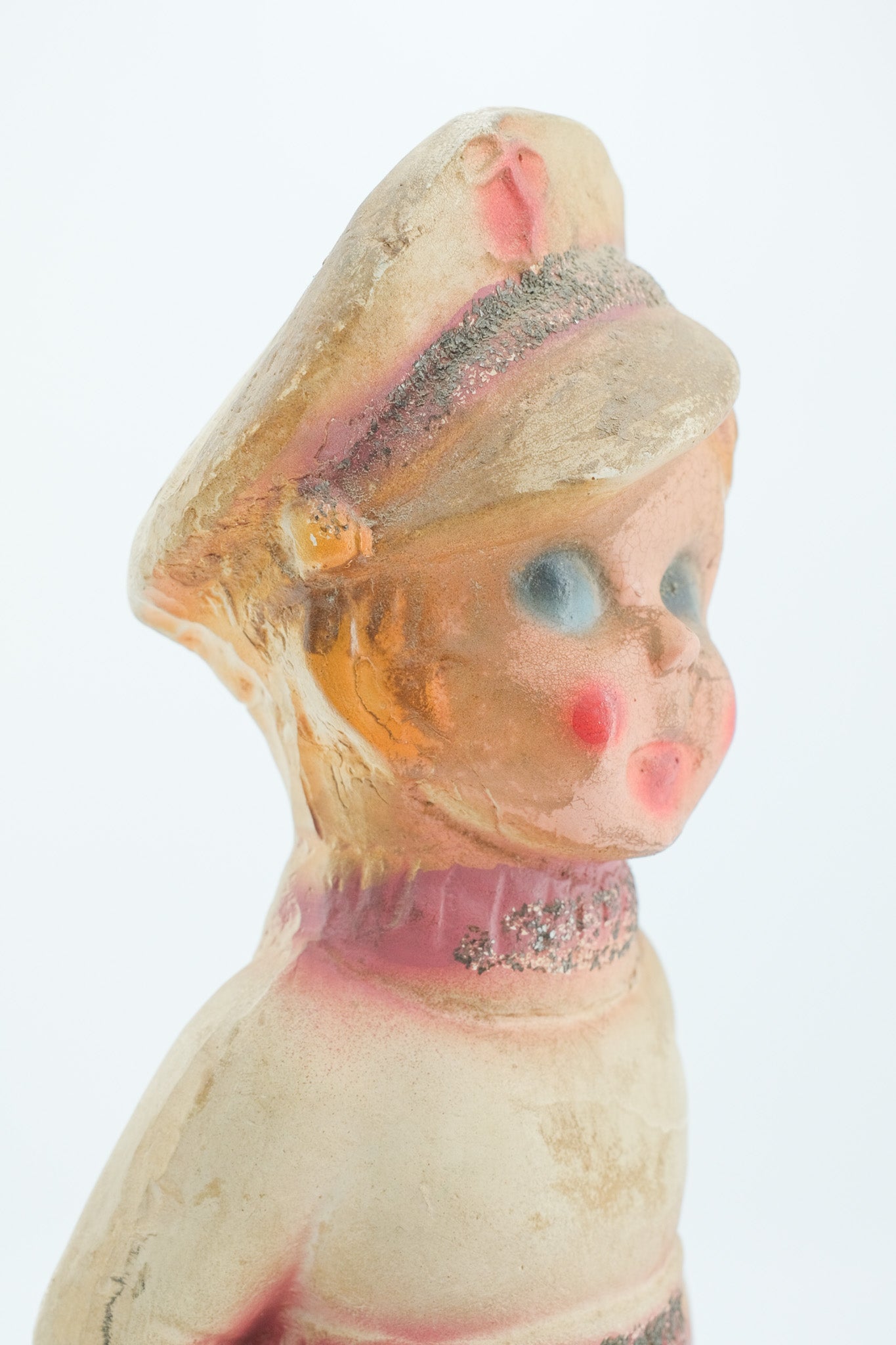 Chalkware Girl Doll / アメリカ買付 ビンテージ チョークドール