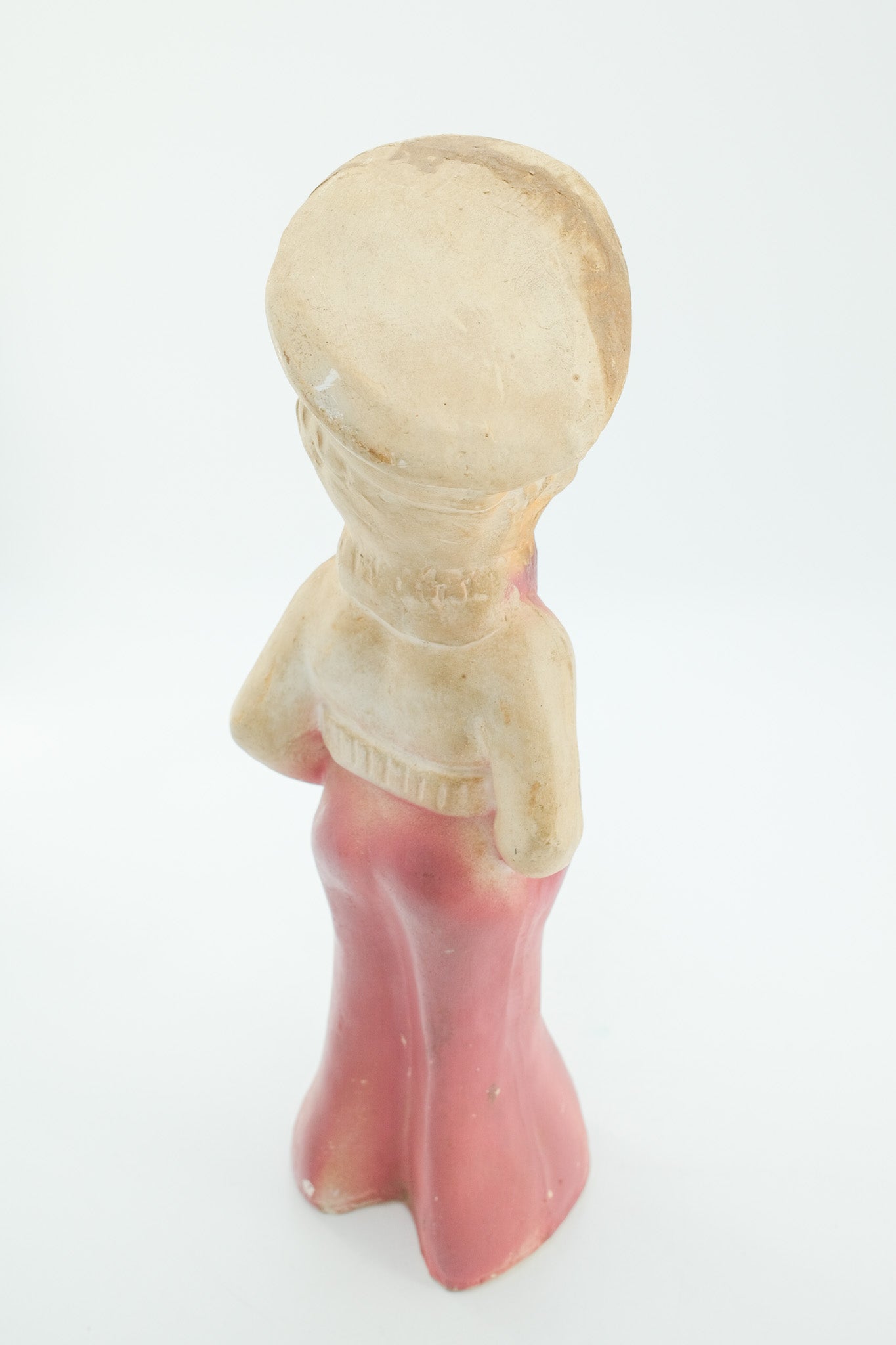 Chalkware Girl Doll / アメリカ買付 ビンテージ チョークドール