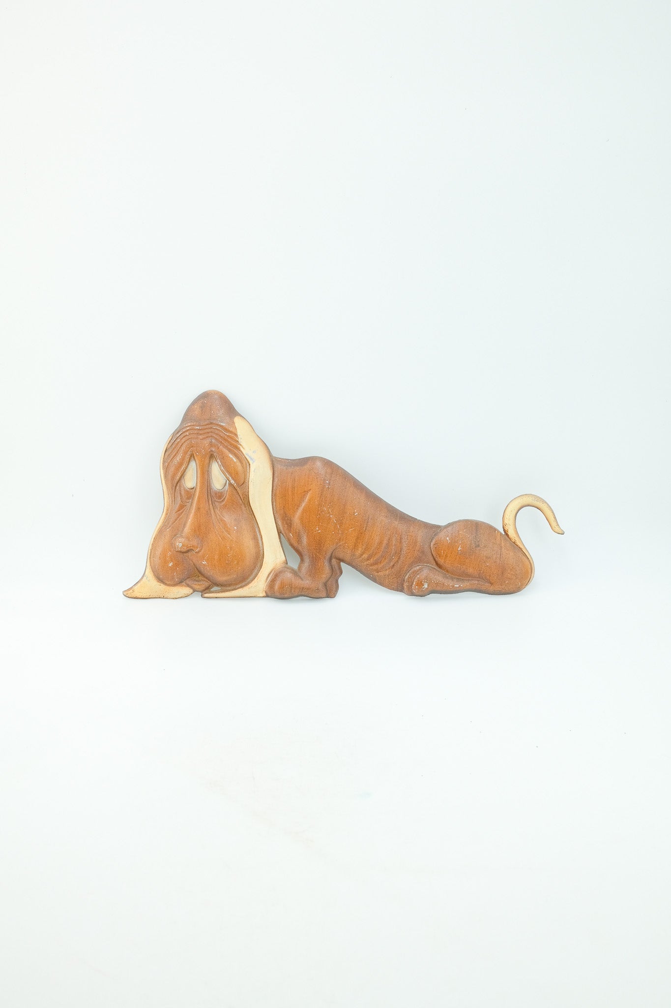 Sexton Cast Aluminum "Sad Hound Dog" Wall Decor / セクストン社 アルミ製 犬の壁飾り