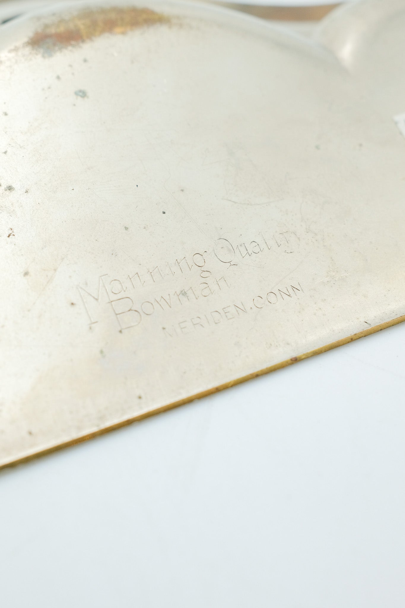 Manning Bowman Silver Crumb Tray / 卓上ちりとり