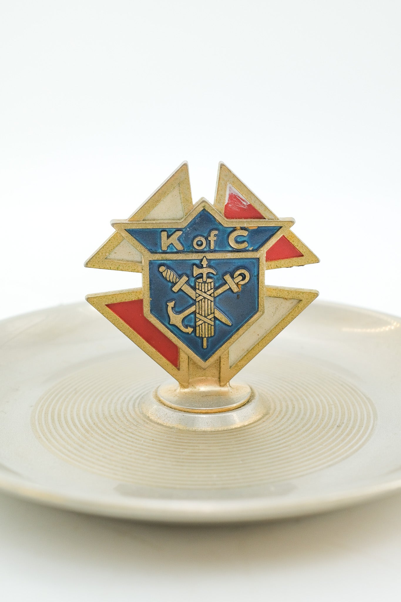 Vintage Knights of Columbus Ashtray / ヴィンテージ コロンブス騎士団 卓上灰皿