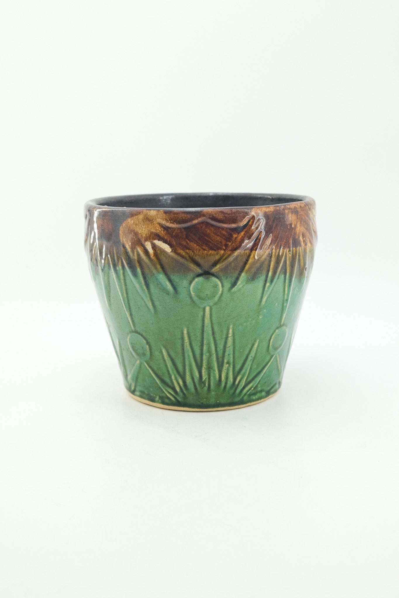 Vintage Sun & Moon Planter 
