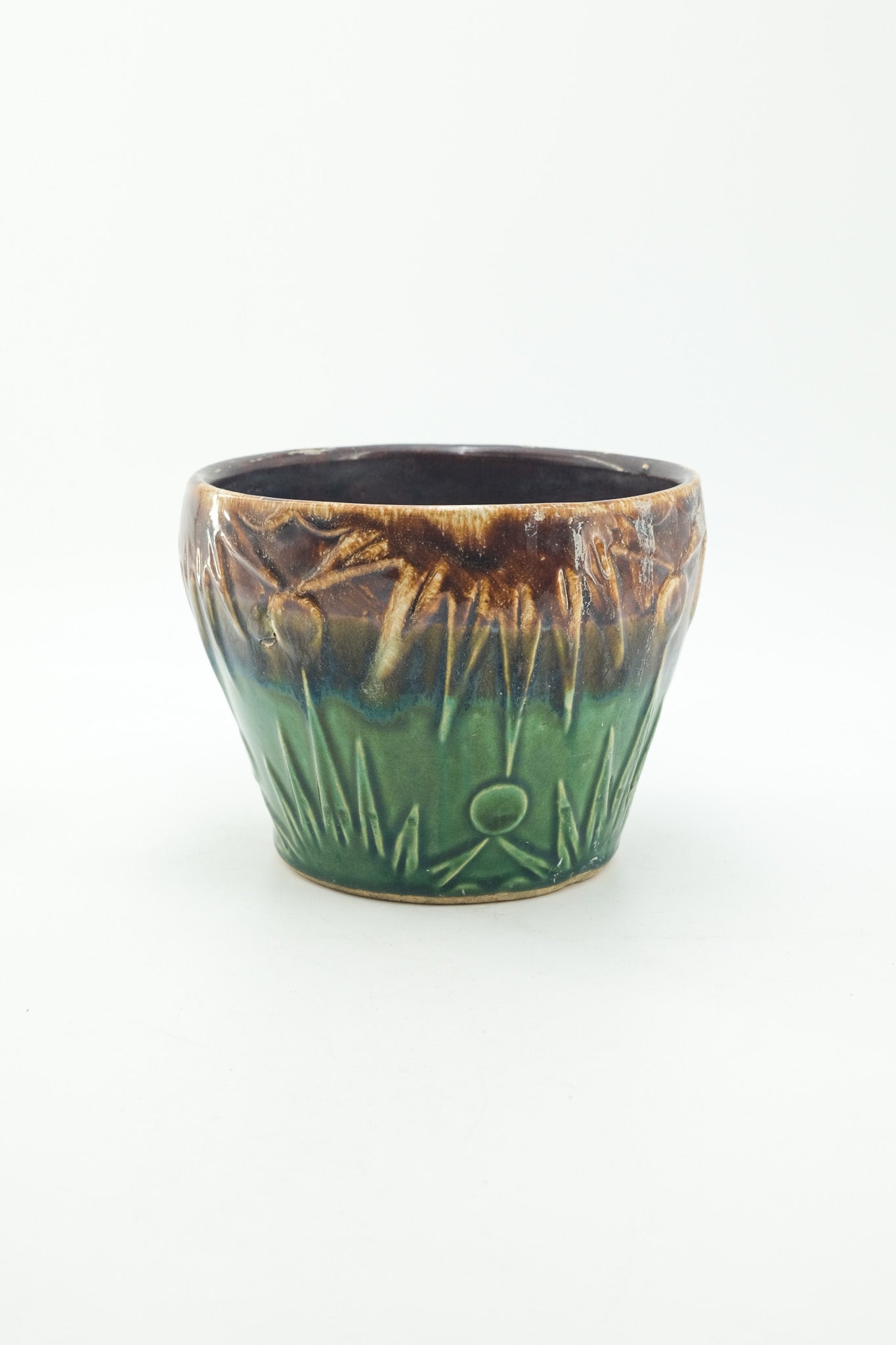 Vintage Sun & Moon Planter 