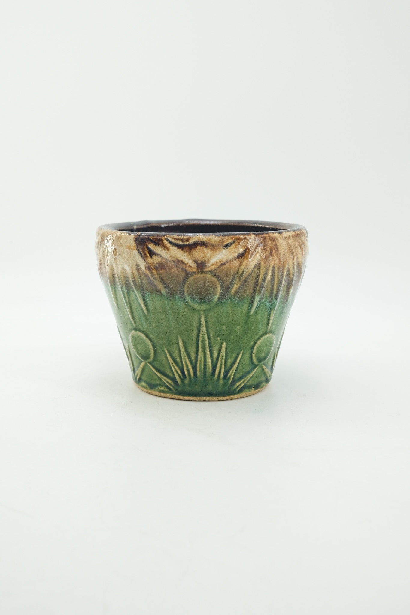 Vintage Sun & Moon Planter 