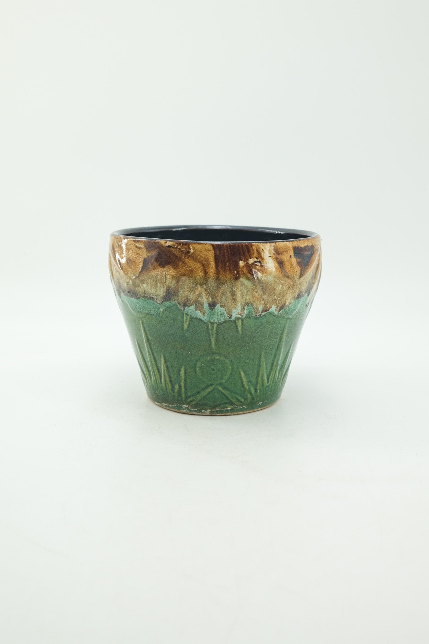 Vintage Sun & Moon Planter 