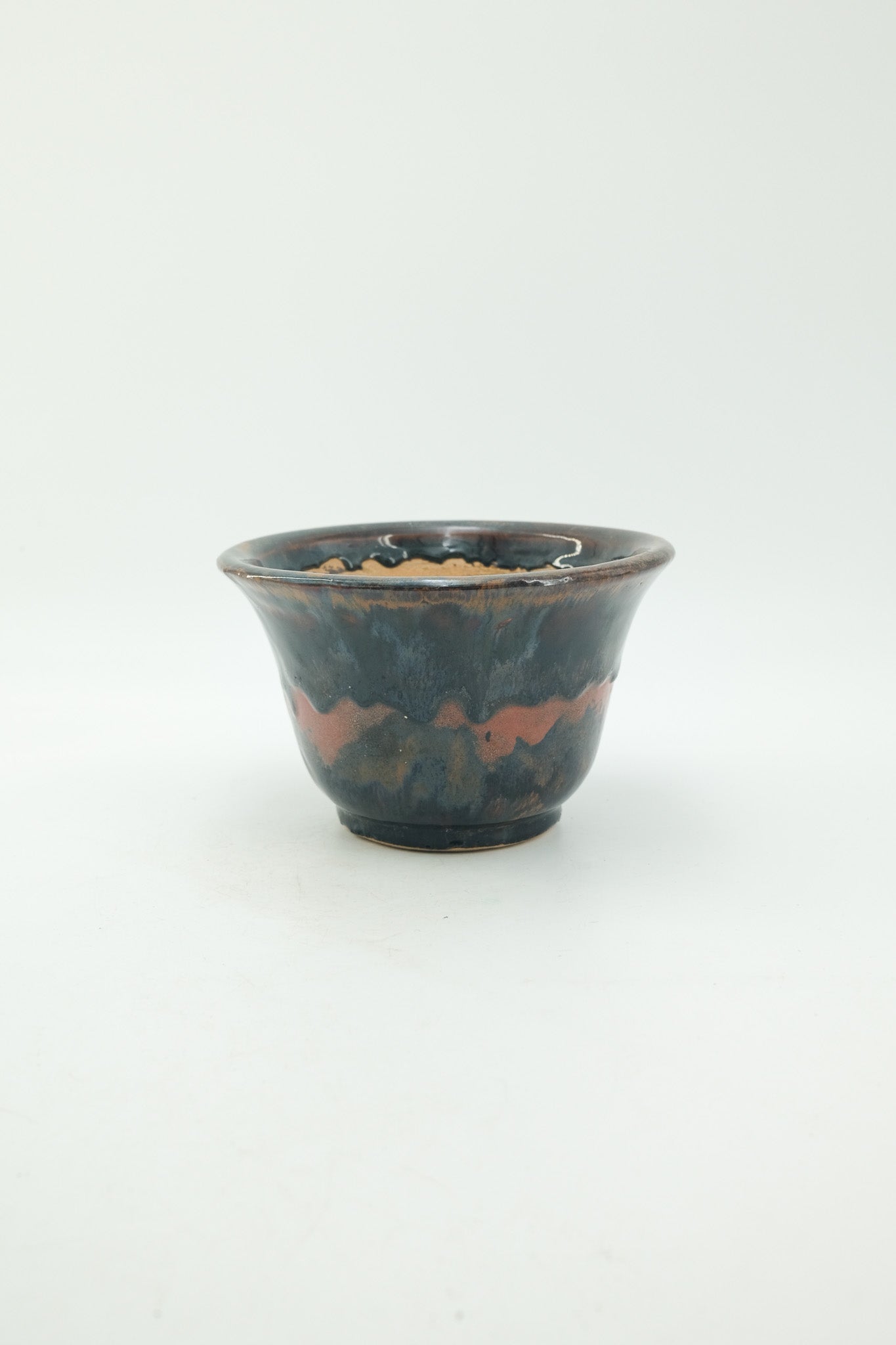 Vintage Studio Pottery Planter / ヴィンテージ スタジオポタリー 陶器鉢