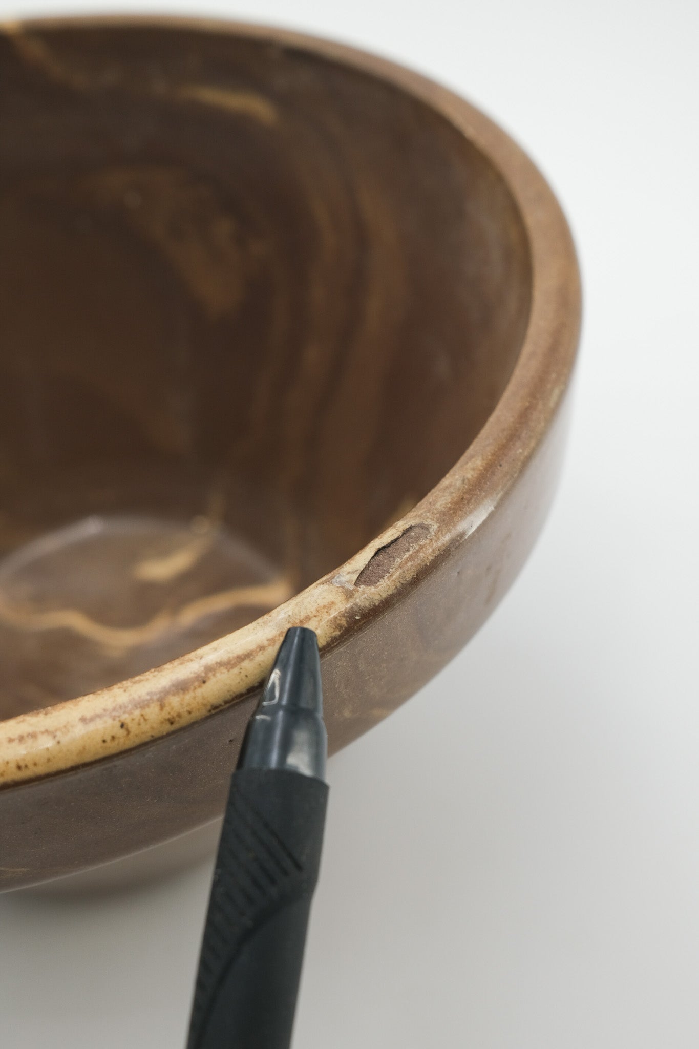 Marble Swirl Pottery Bowl / マーブル模様 陶器ボウル
