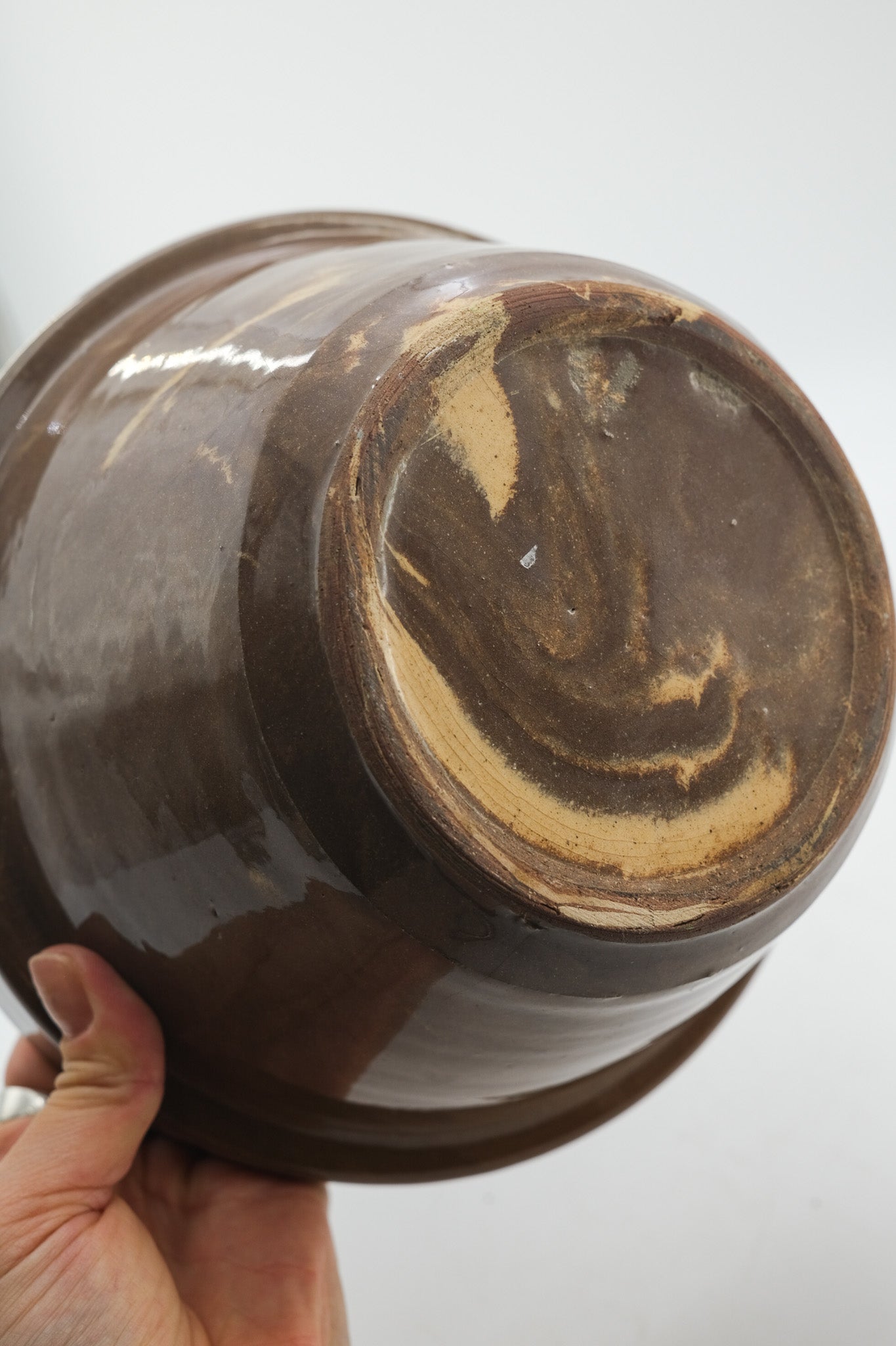 Marble Swirl Pottery Bowl / マーブル模様 陶器ボウル