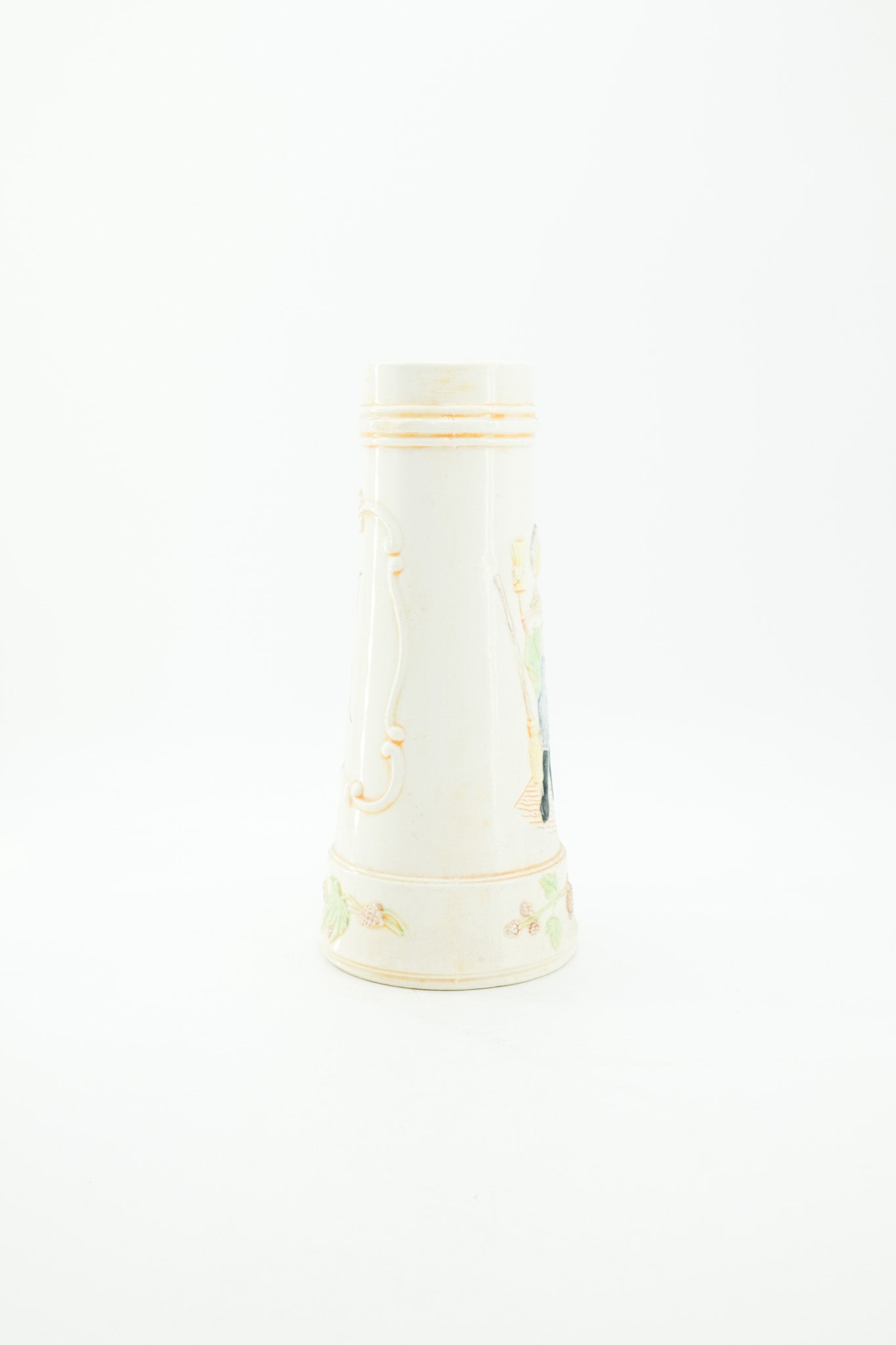 Vintage Ceramic Pitcher with Baker Relief / 陶器の水さし（パン職人レリーフ）