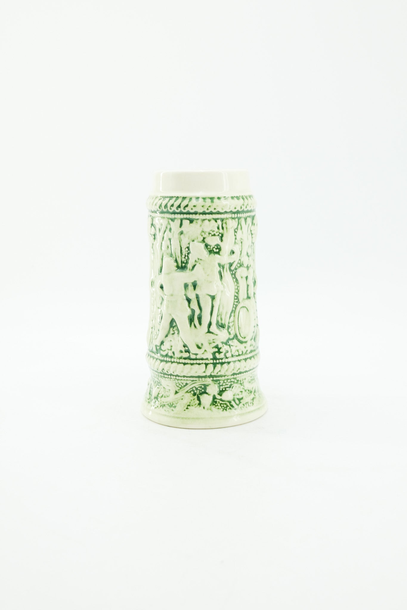 Ceramic Beer Mug / 陶器製ビアマグ（ドイツ語レリーフ入り）