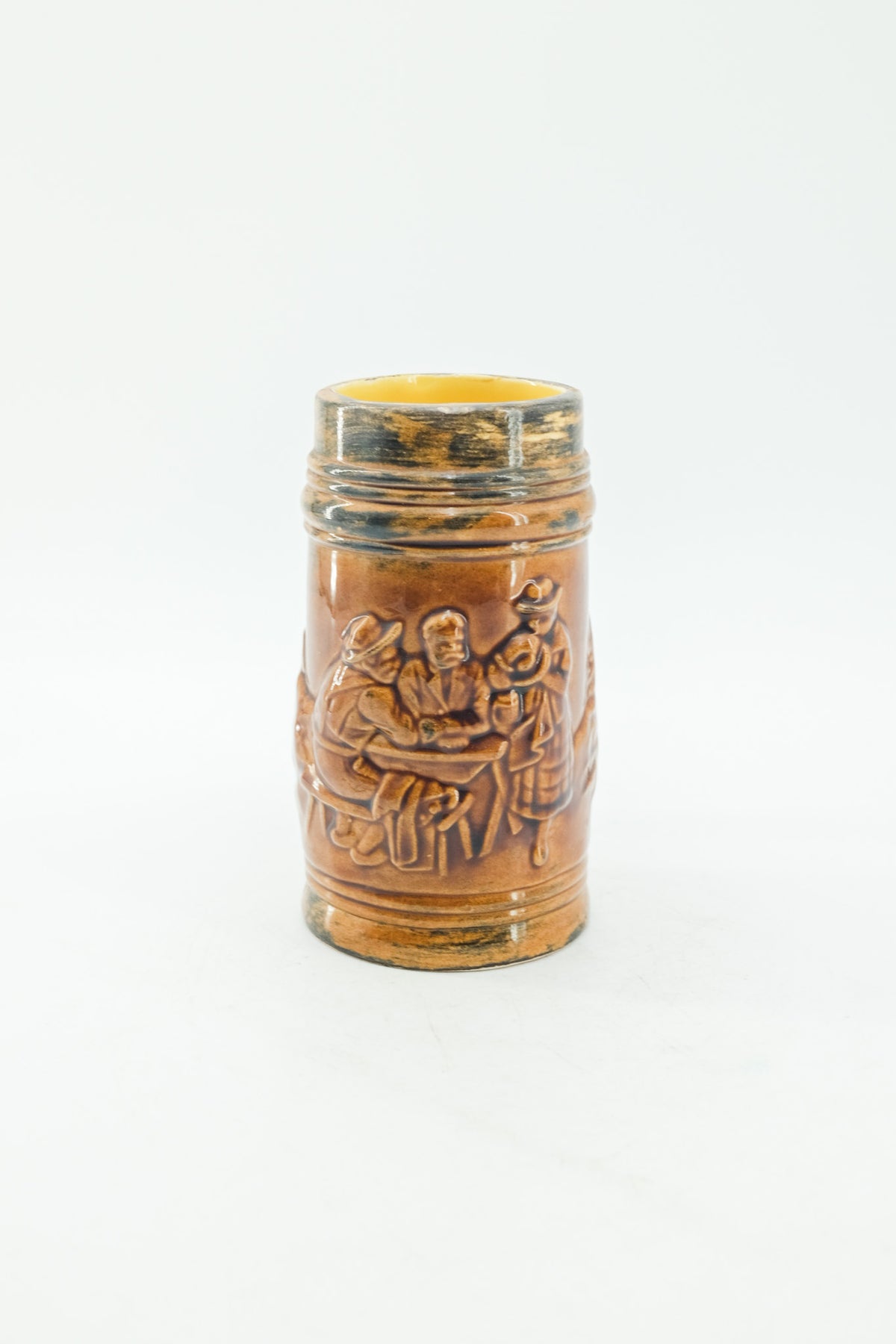 Vintage Beer Stein with Relief Motifs / ヴィンテージ ビアマグ（レリーフ柄）