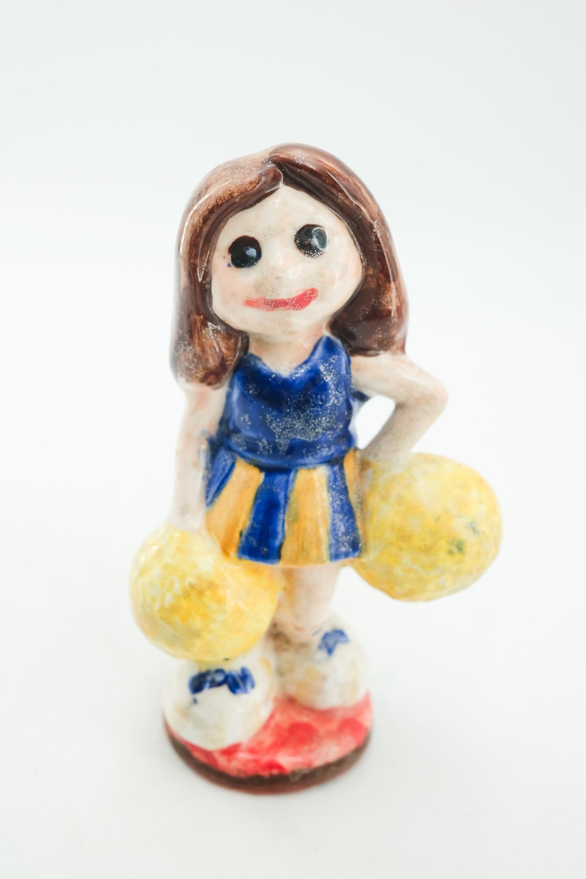 Ceramic Cheerleader Figure / セラミック チアガール フィギュア