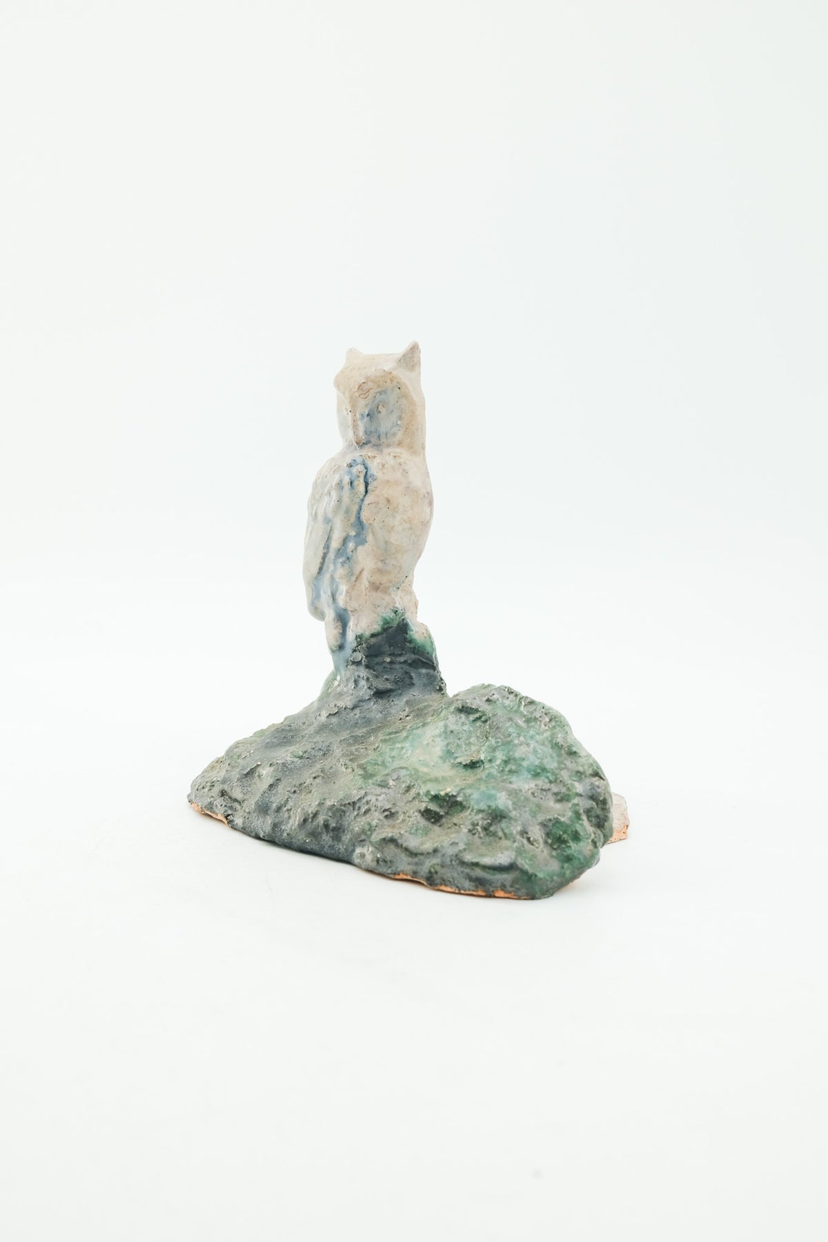 Ceramic Owl Bookend / 陶器製 フクロウのブックエンド