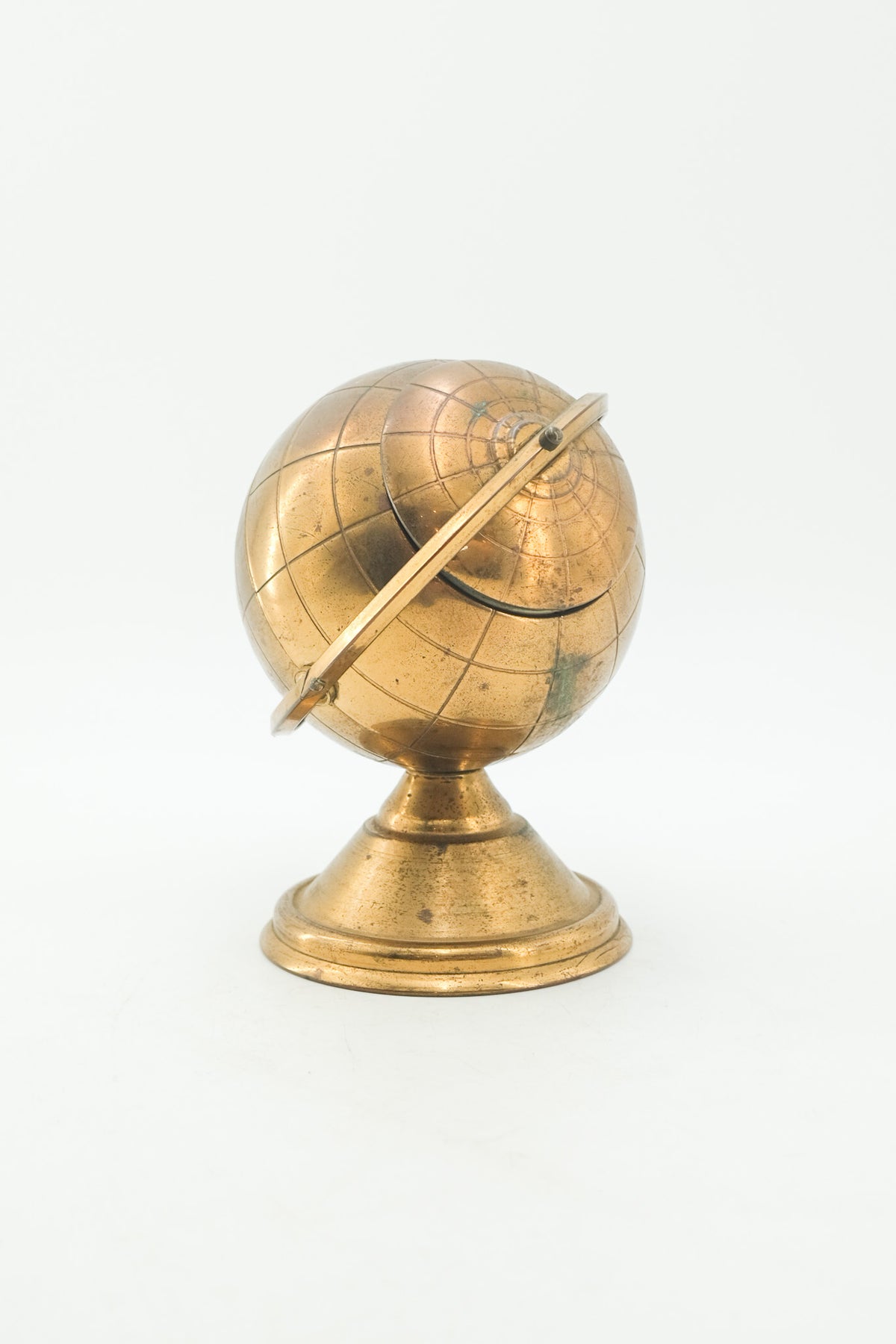Globe Shaped Brass Cigarette Holder / 真鍮製 地球儀型 シガレットホルダー