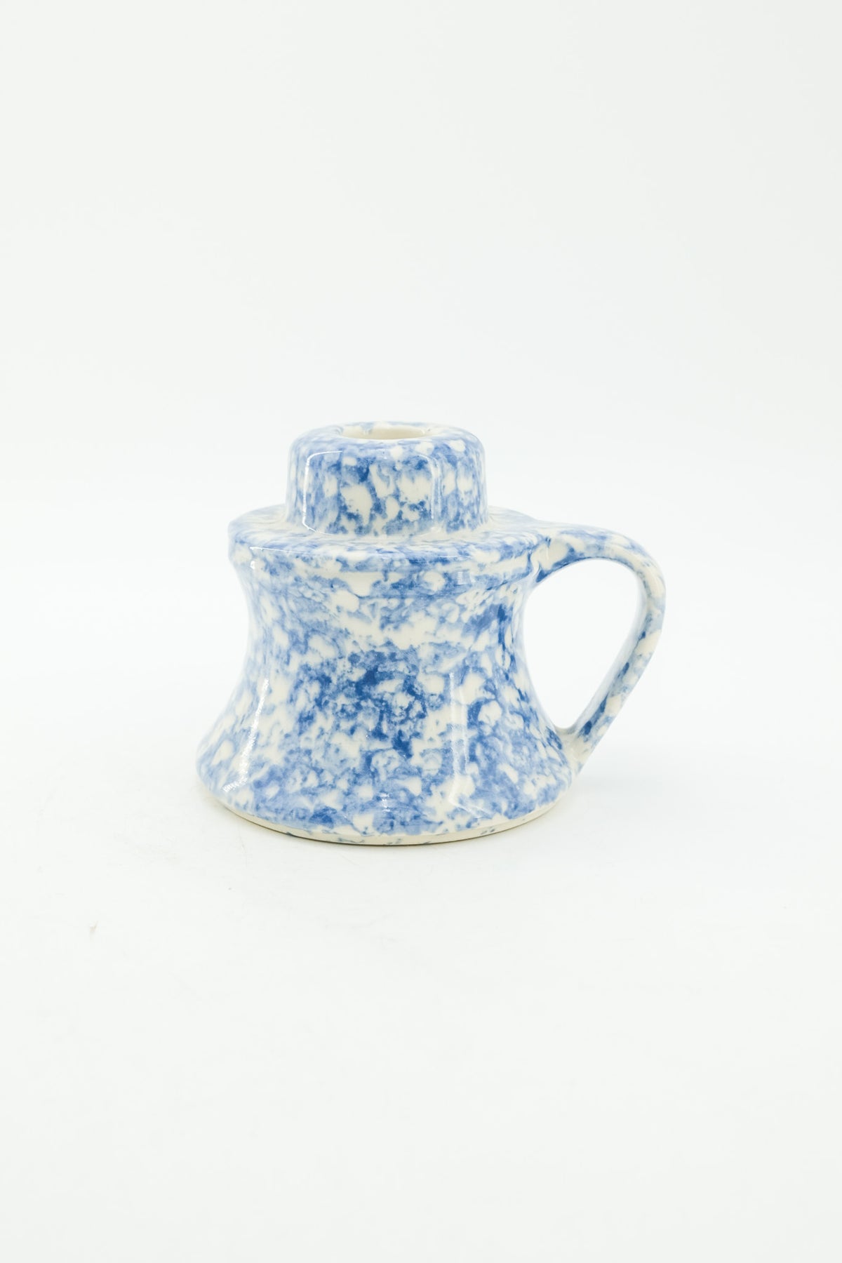 Spongeware Chamberstick Candle Holder / スポンジウェア キャンドルホルダー