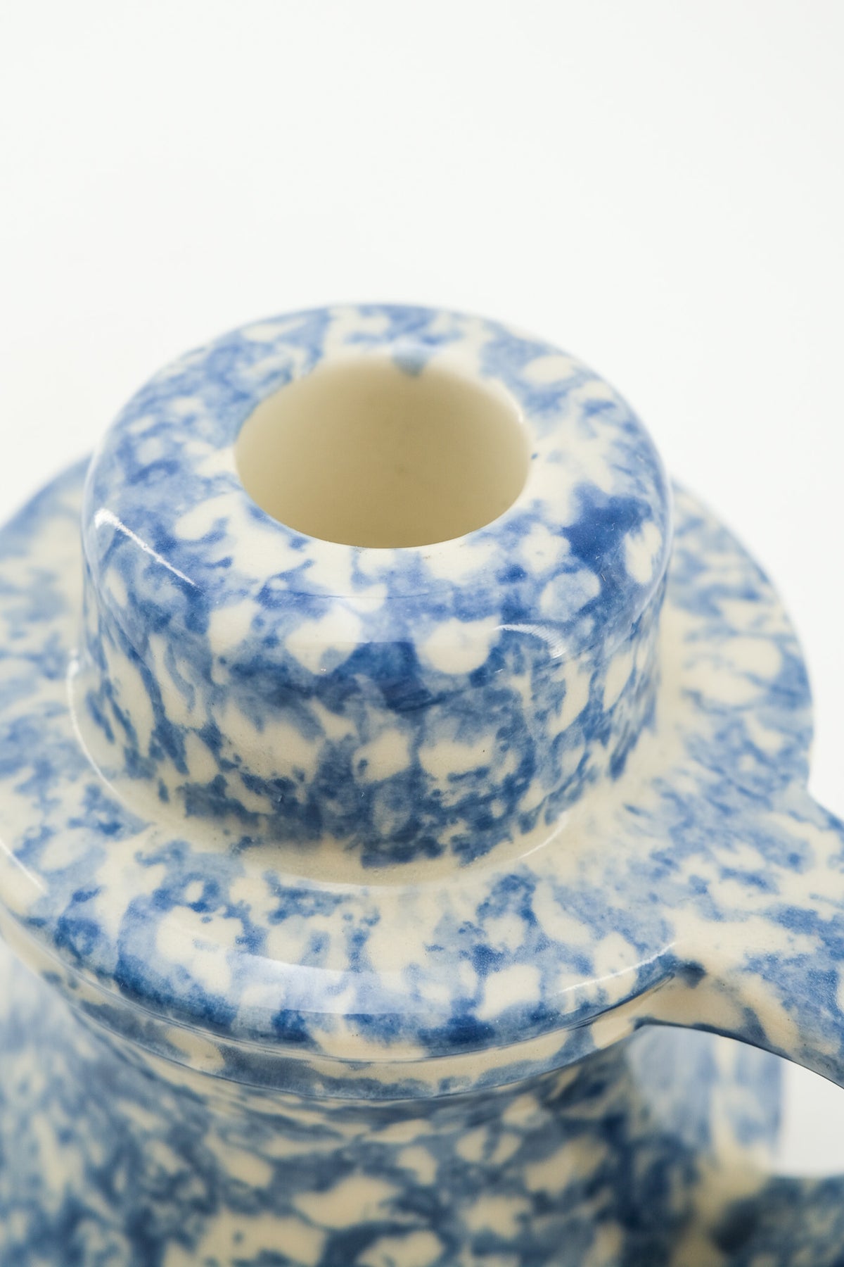 Spongeware Chamberstick Candle Holder / スポンジウェア キャンドルホルダー