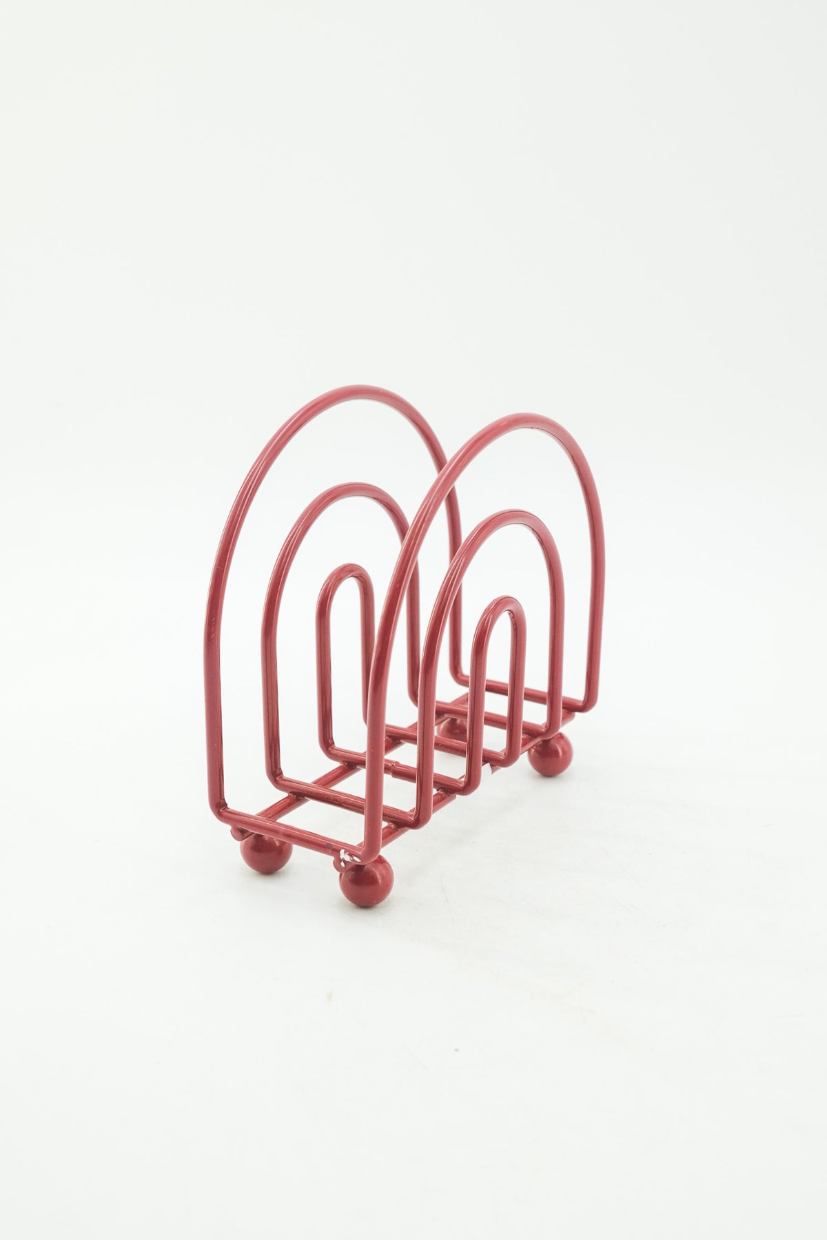 Vintage Metal Menu Holder - Red / アメリカ買付 ヴィンテージ メタル メニューホルダー