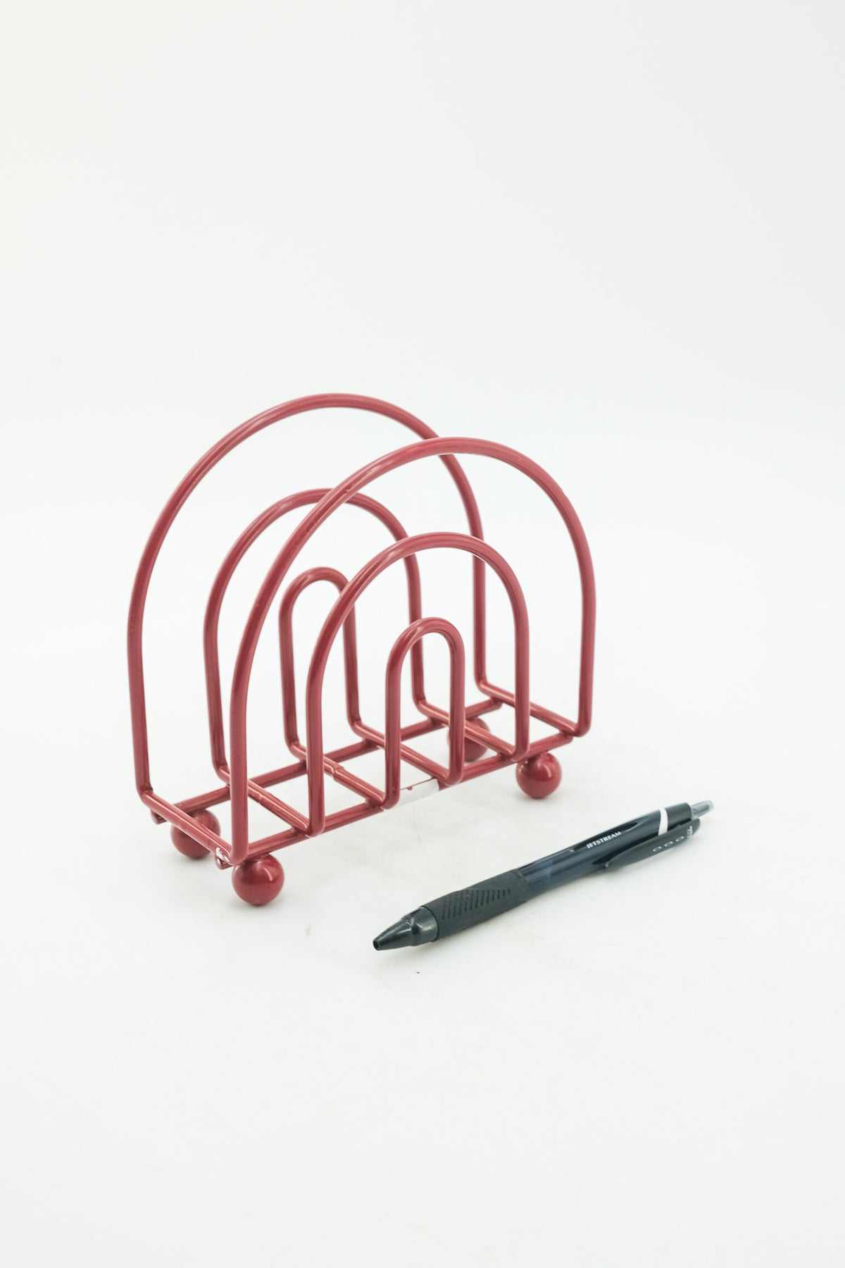 Vintage Metal Menu Holder - Red / アメリカ買付 ヴィンテージ メタル メニューホルダー