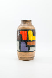 Abstract Geometric Pattern Vase / 抽象幾何学パターンのフラワーベース