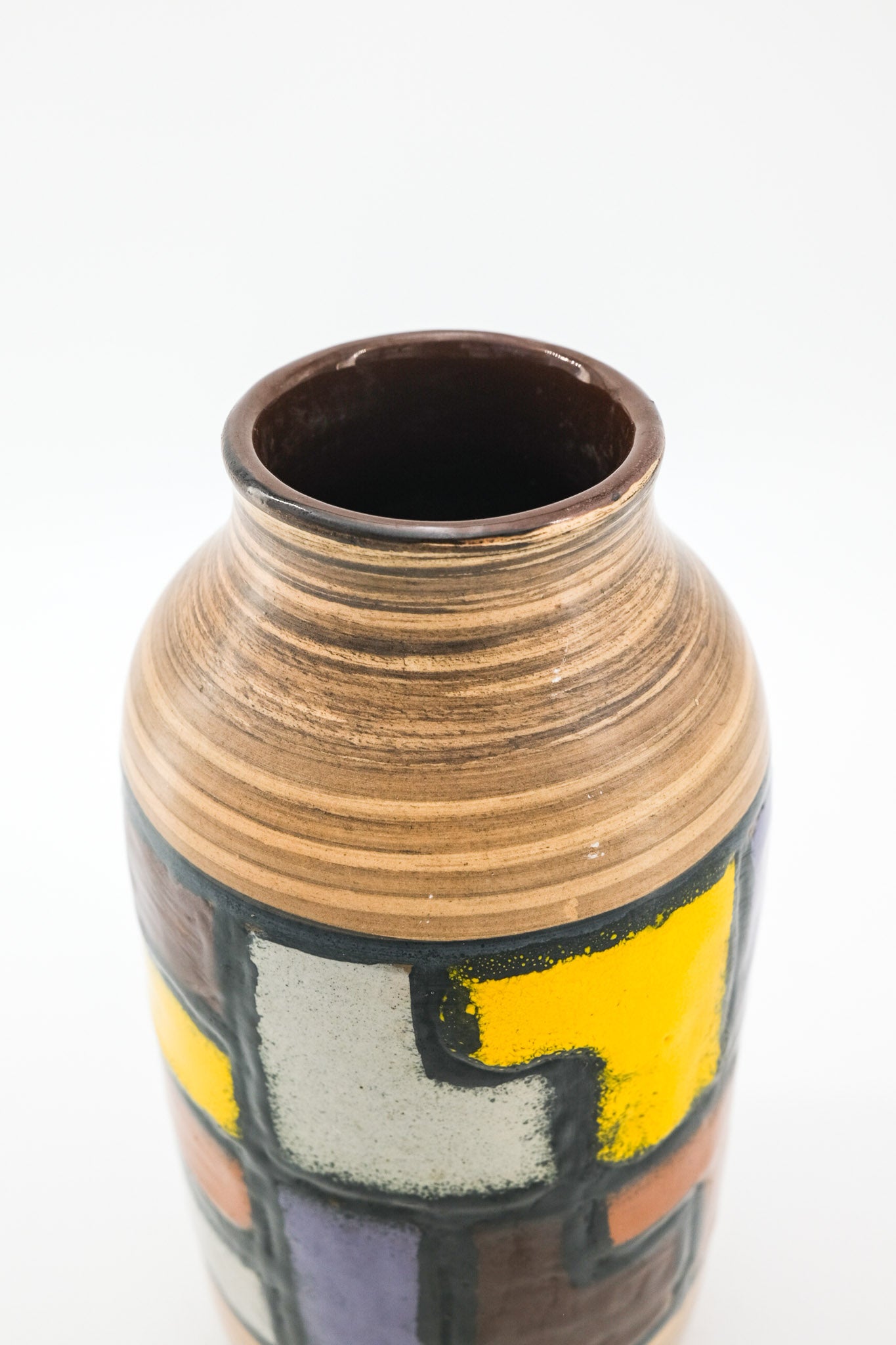 Abstract Geometric Pattern Vase / 抽象幾何学パターンのフラワーベース