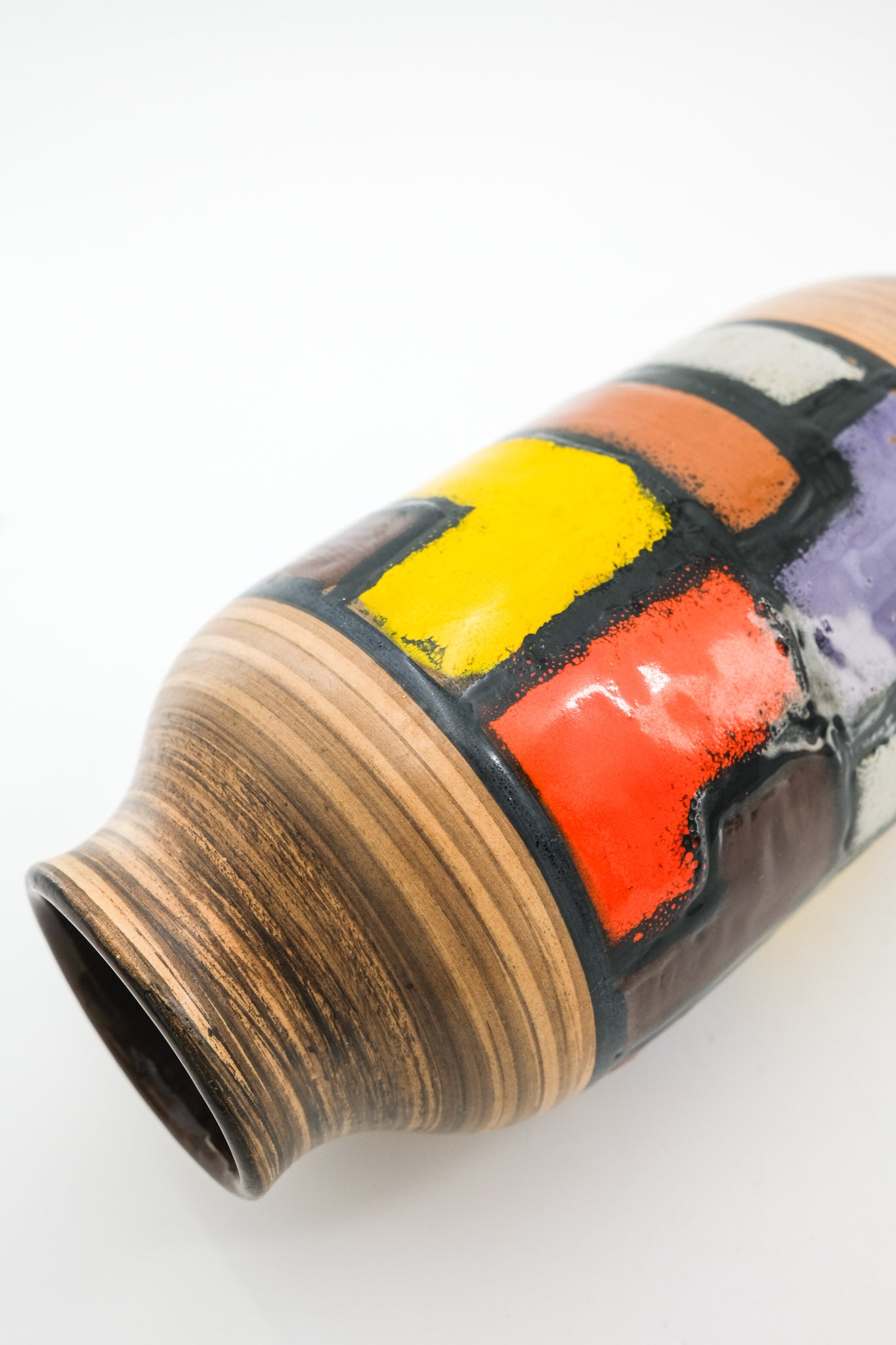 Abstract Geometric Pattern Vase / 抽象幾何学パターンのフラワーベース