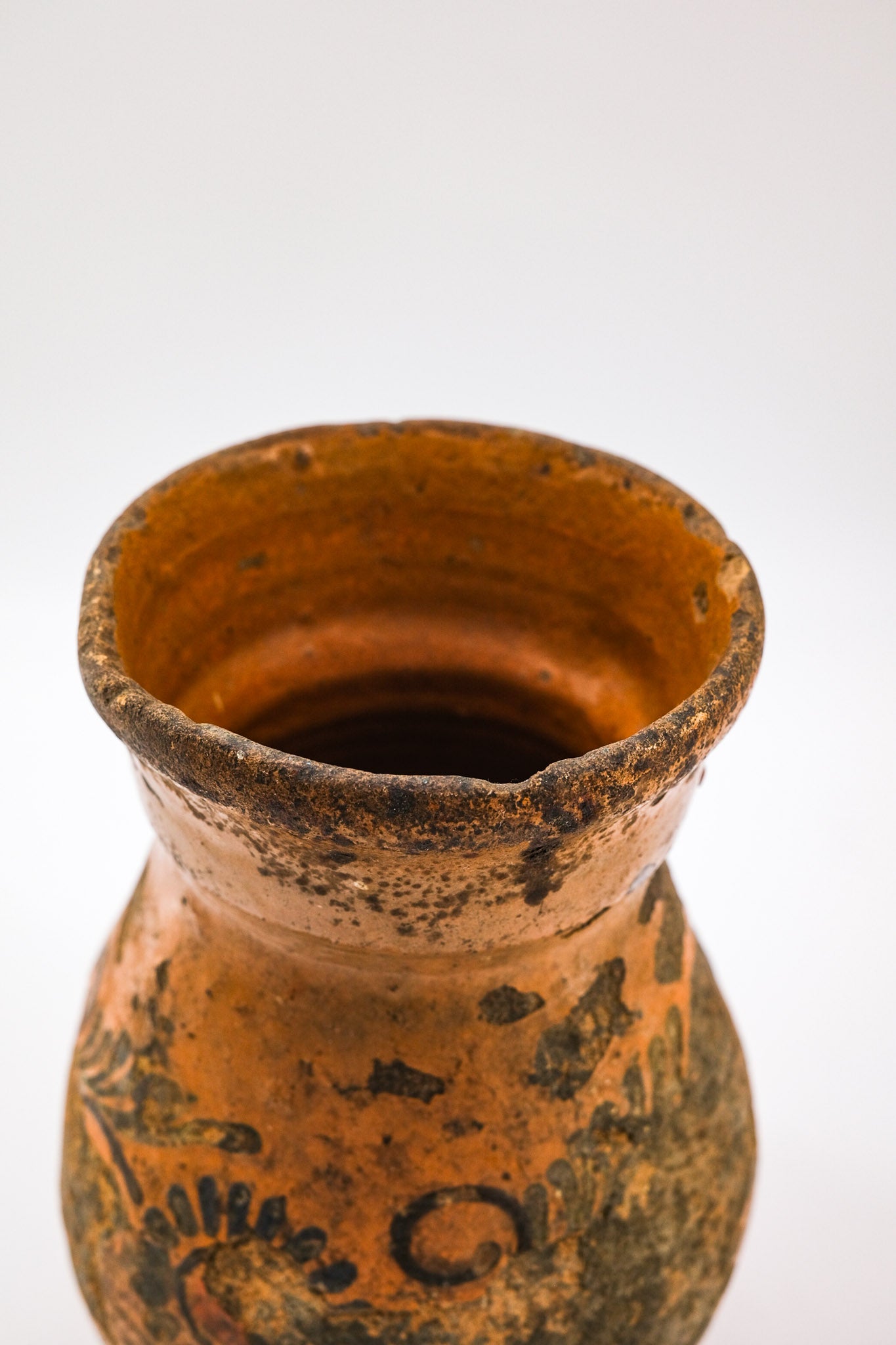 Hand-painted Terracotta Vase / ハンドペイント テラコッタ フラワーベース