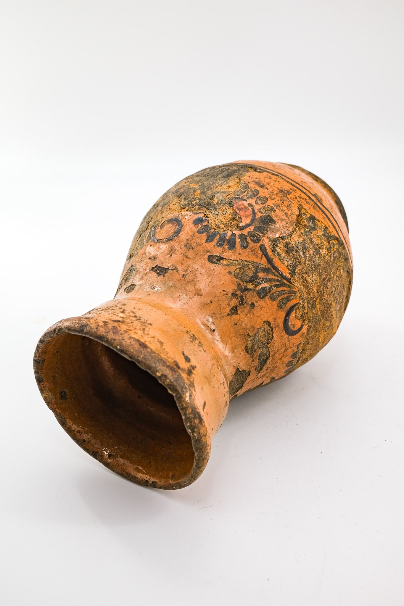 Hand-painted Terracotta Vase / ハンドペイント テラコッタ フラワーベース