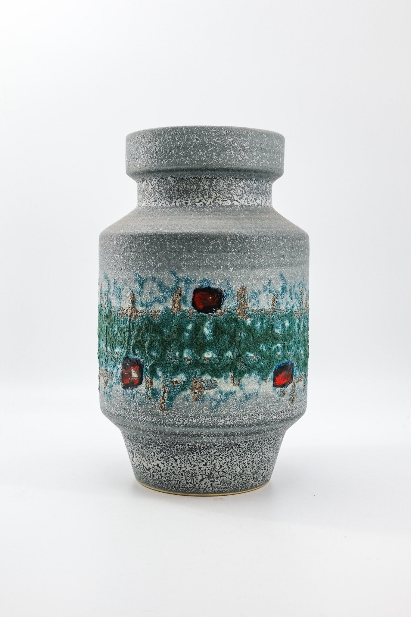 Vintage Fat Lava Flower Vase / 西ドイツ製 ヴィンテージ フラワーベース