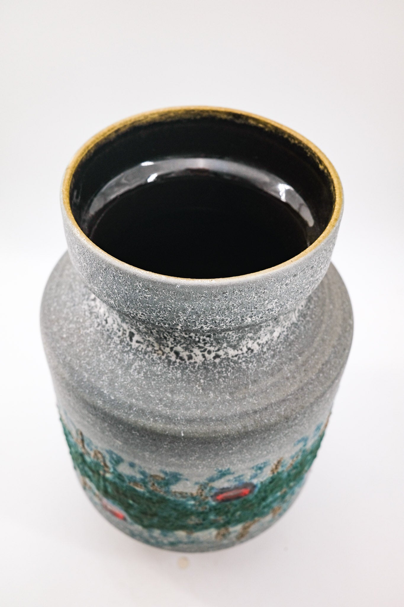 Vintage Fat Lava Flower Vase / 西ドイツ製 ヴィンテージ フラワーベース