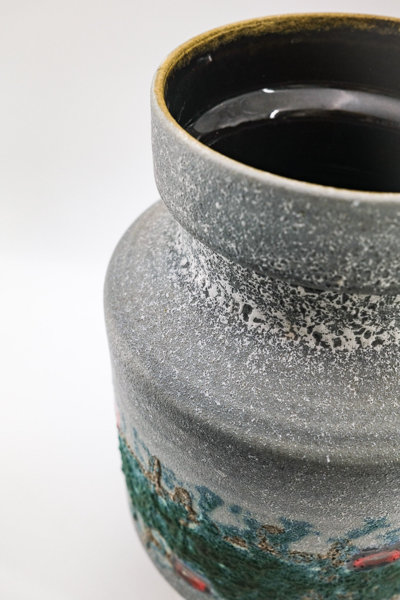 Vintage Fat Lava Flower Vase / 西ドイツ製 ヴィンテージ フラワーベース
