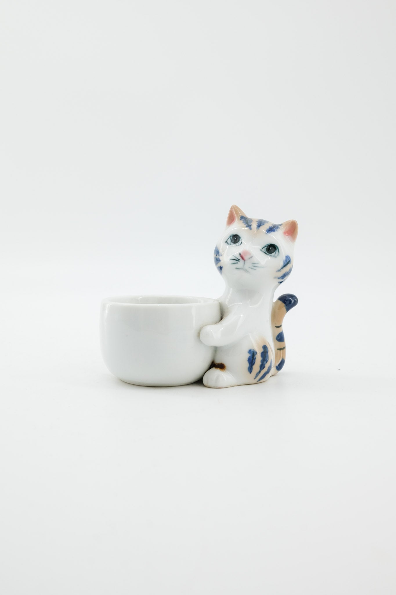 Ceramic Cat Candle Holder / 陶磁器製 猫のキャンドルホルダー