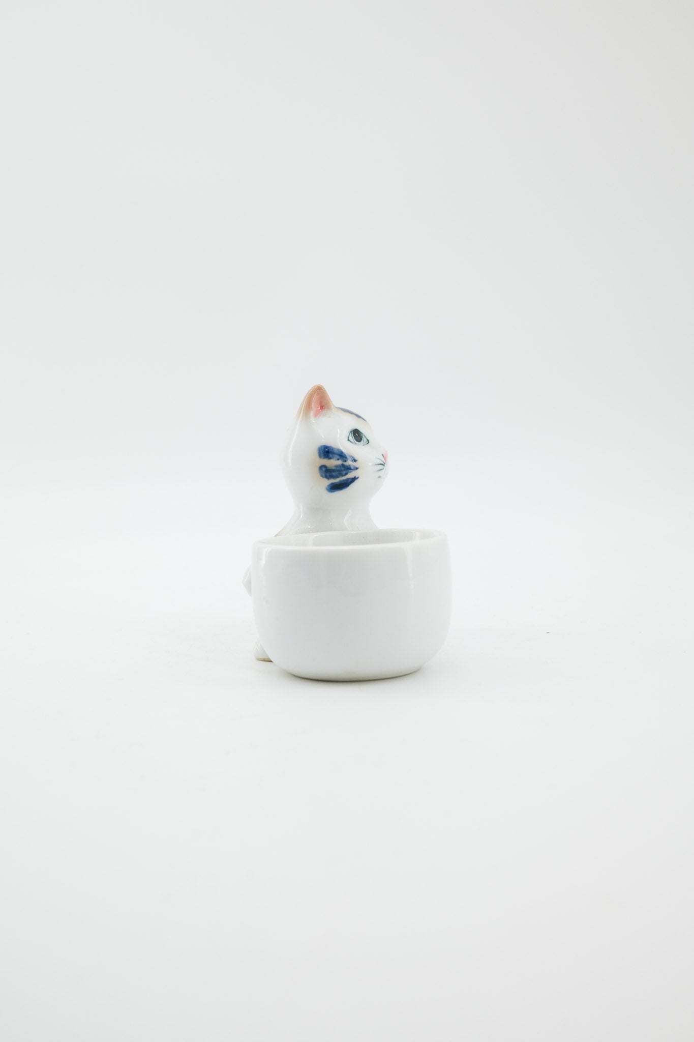 Ceramic Cat Candle Holder / 陶磁器製 猫のキャンドルホルダー