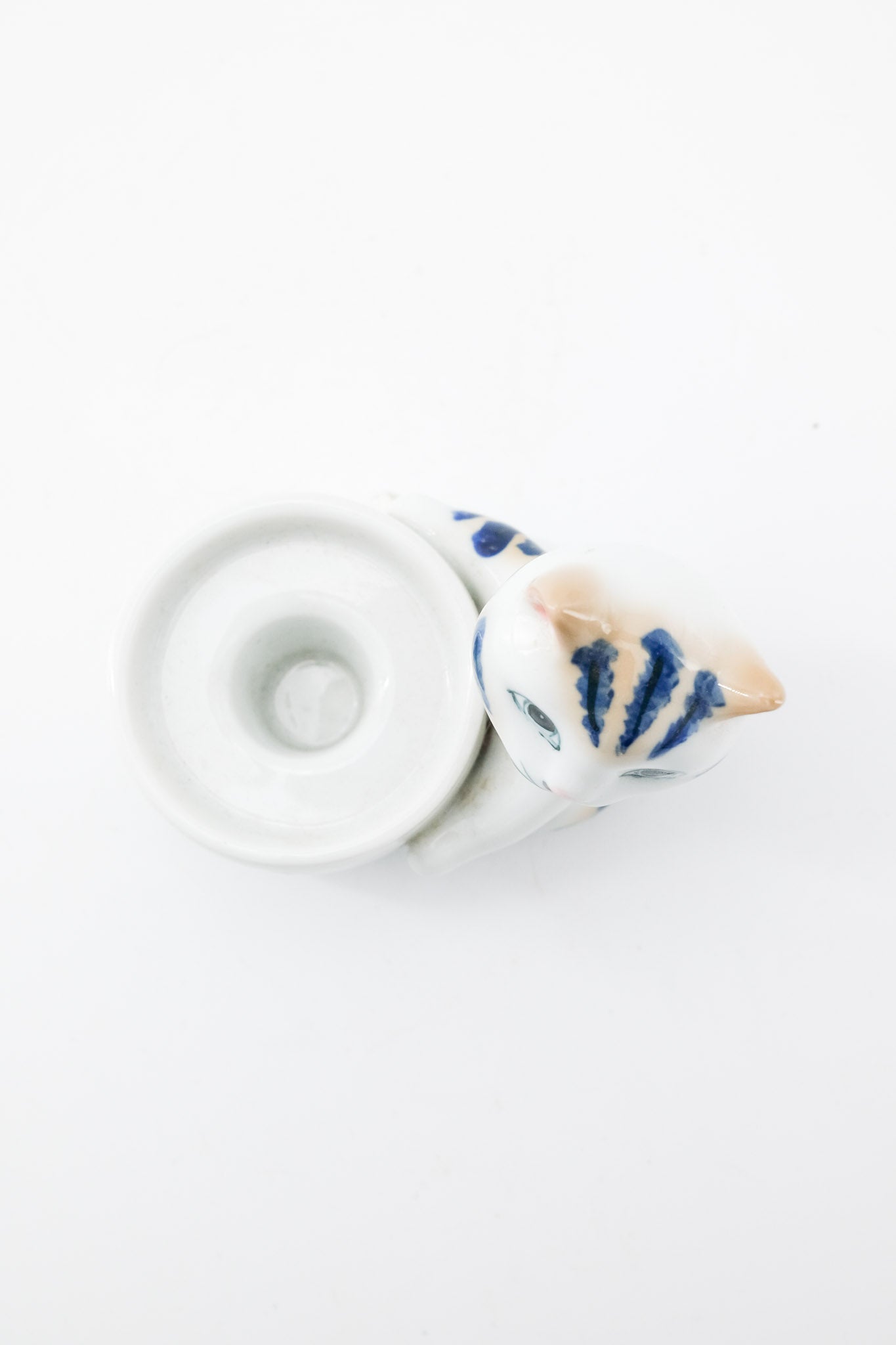 Ceramic Cat Candle Holder / 陶磁器製 猫のキャンドルホルダー