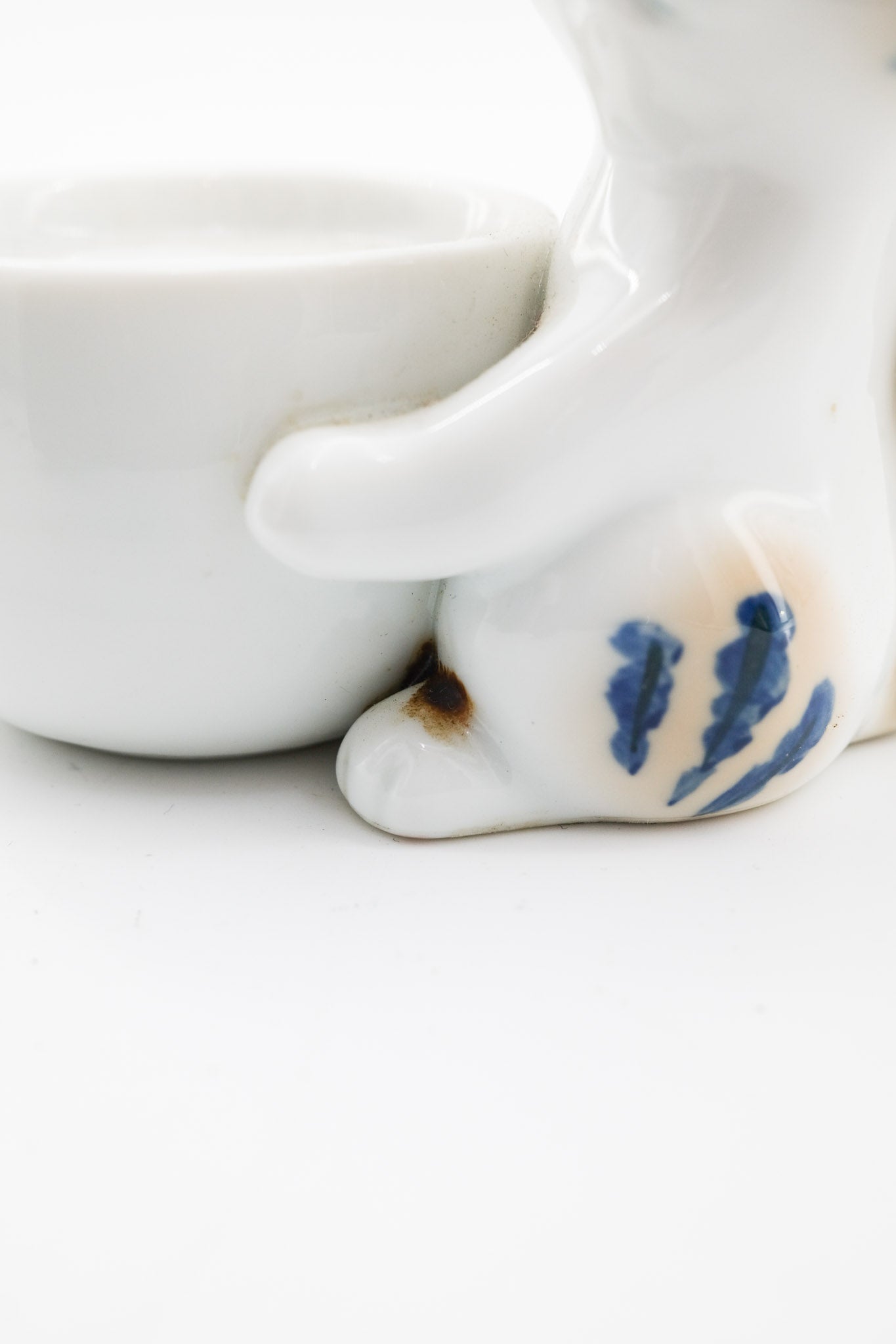 Ceramic Cat Candle Holder / 陶磁器製 猫のキャンドルホルダー