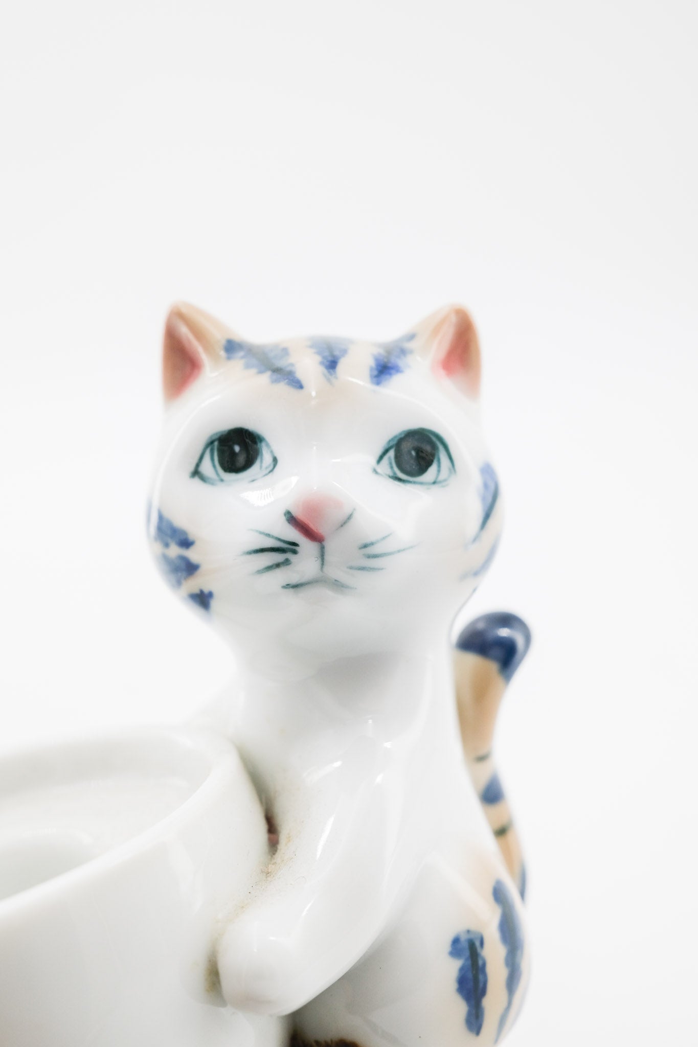 Ceramic Cat Candle Holder / 陶磁器製 猫のキャンドルホルダー