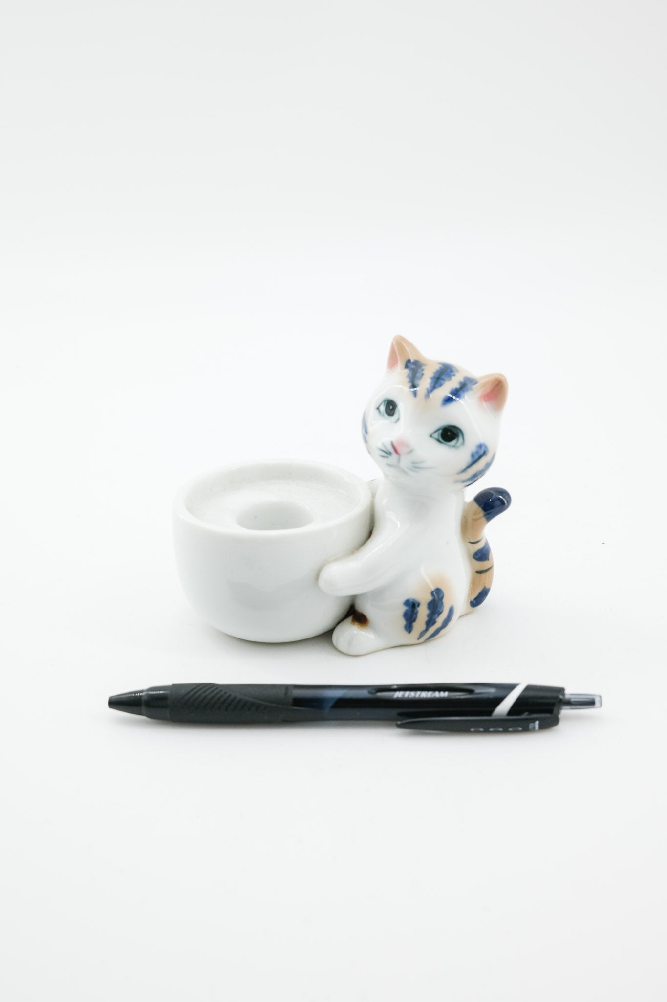 Ceramic Cat Candle Holder / 陶磁器製 猫のキャンドルホルダー