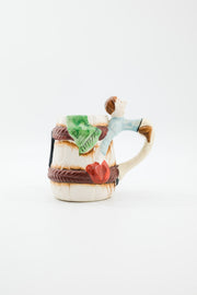 Barrel Mug with Cowboy Figure / 樽型カウボーイマグカップ