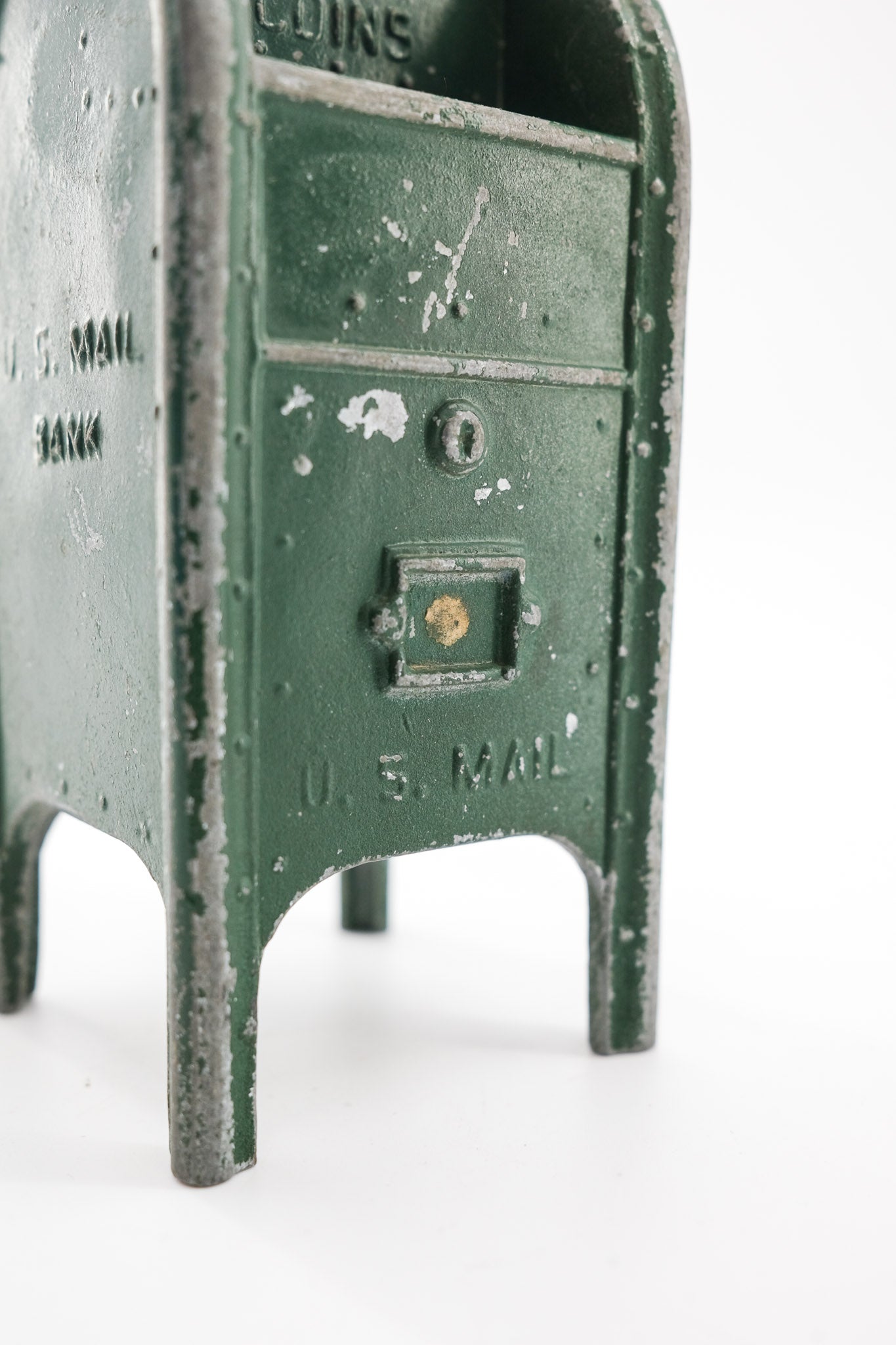 U.S. MAIL Cast Iron Bank / アメリカ ヴィンテージ ポスト型 貯金箱