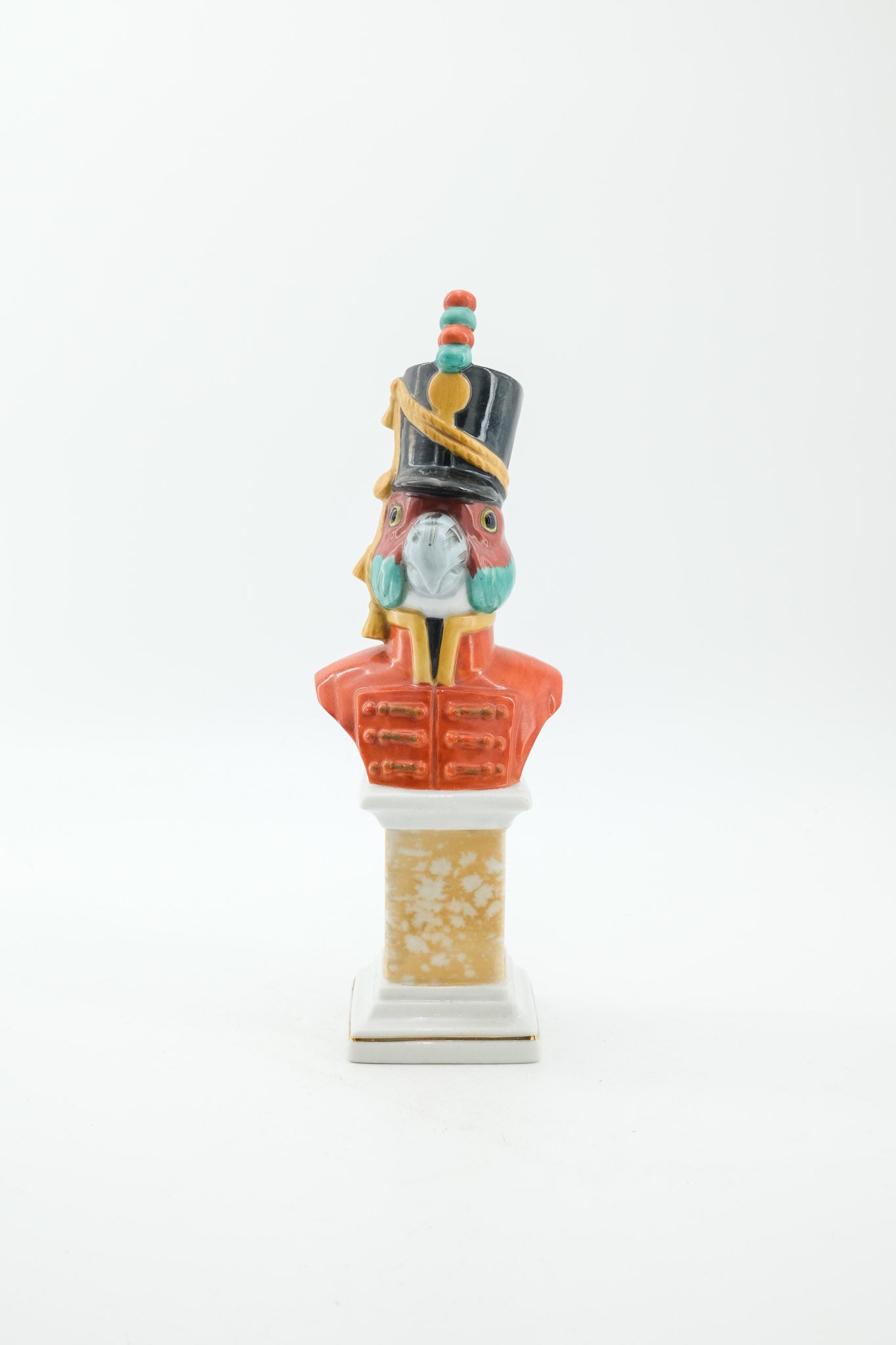 Parrot Bust in Military Uniform / オウムの将校フィギュア