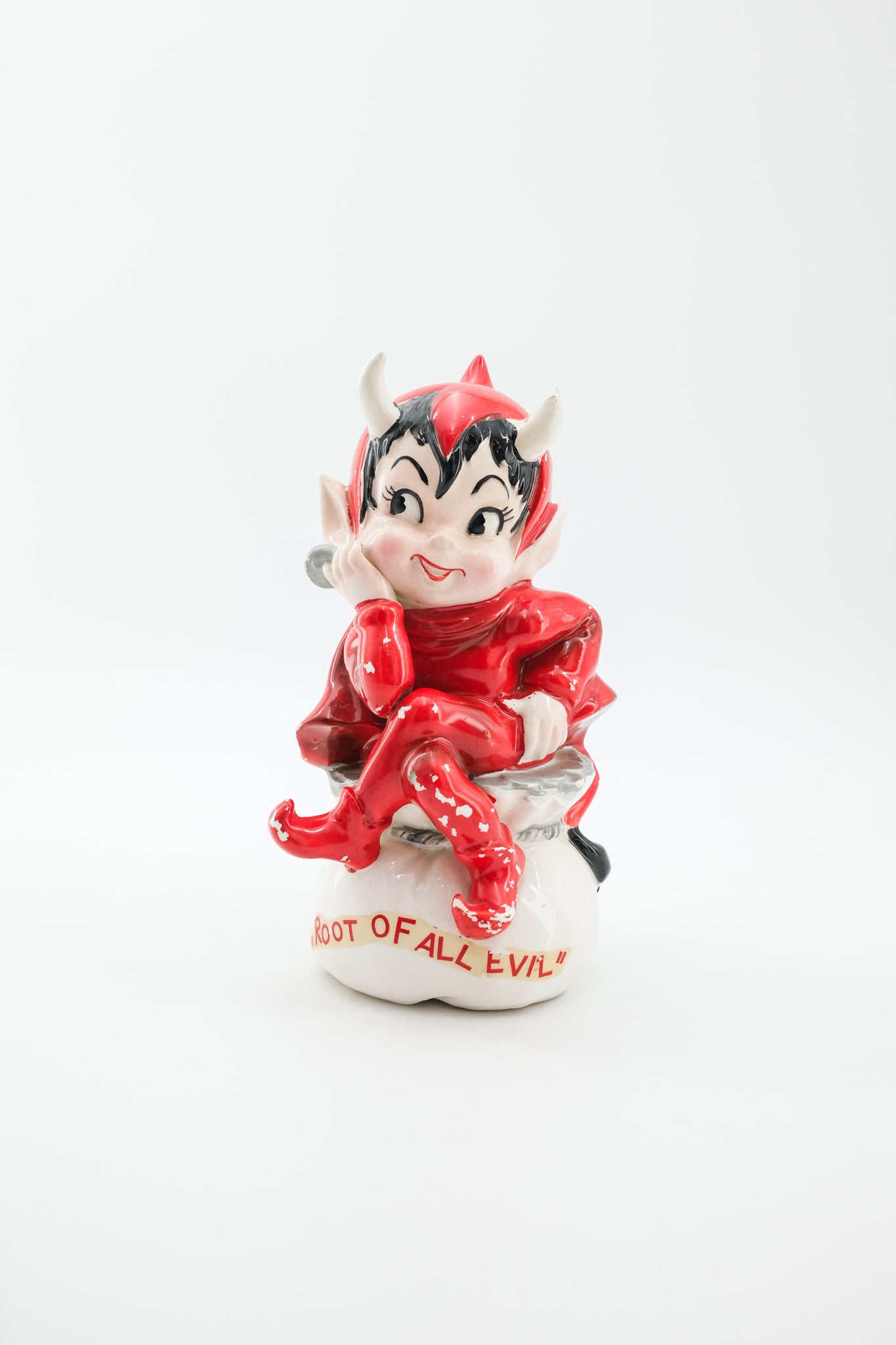 "ROOT OF ALL EVIL" Devil Coin Bank / デビル コインバンク（貯金箱）