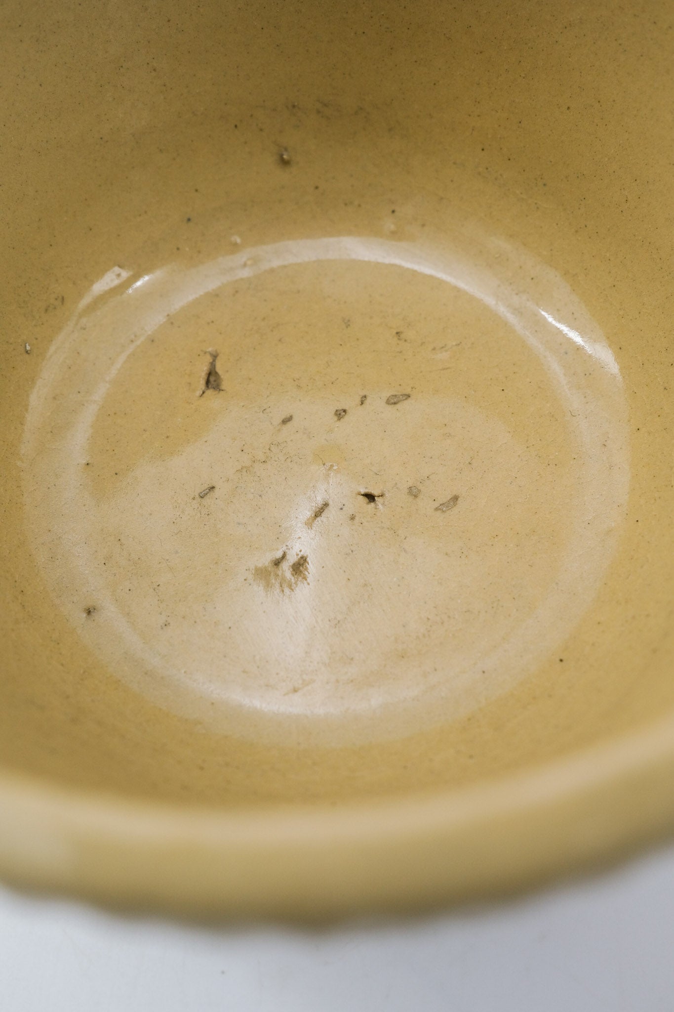 Yellow Ribbed Ceramic Bowl / イエローリブ・セラミックボウル