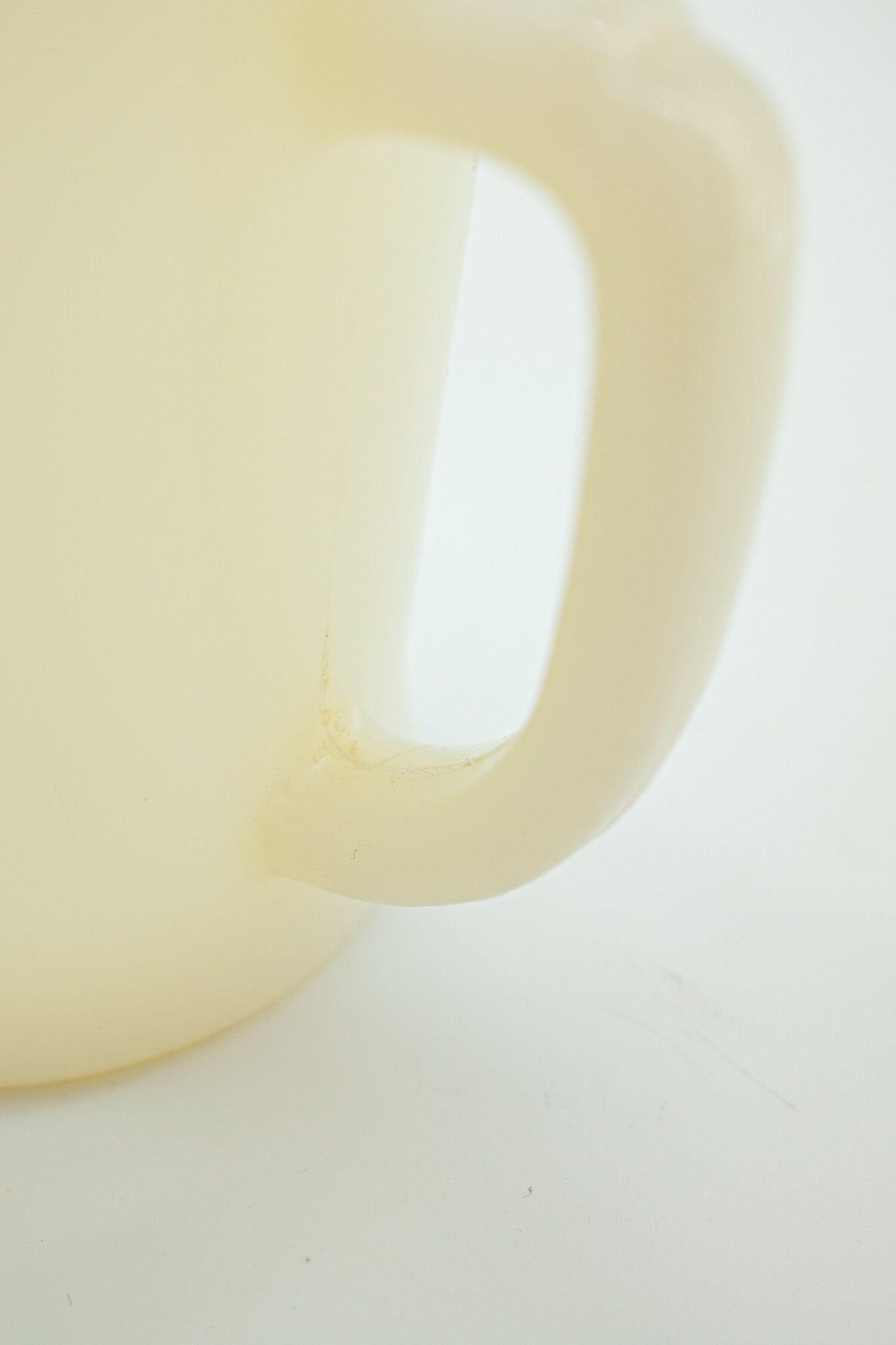 Product Name: Fire-King Ivory D-Handle Mug / ファイヤーキング アイボリー Dハンドルマグ