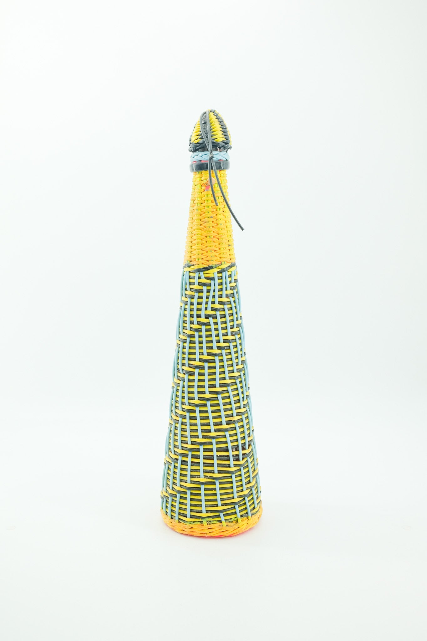 Woven Covered Decorative Bottle / 編み包みのボトル