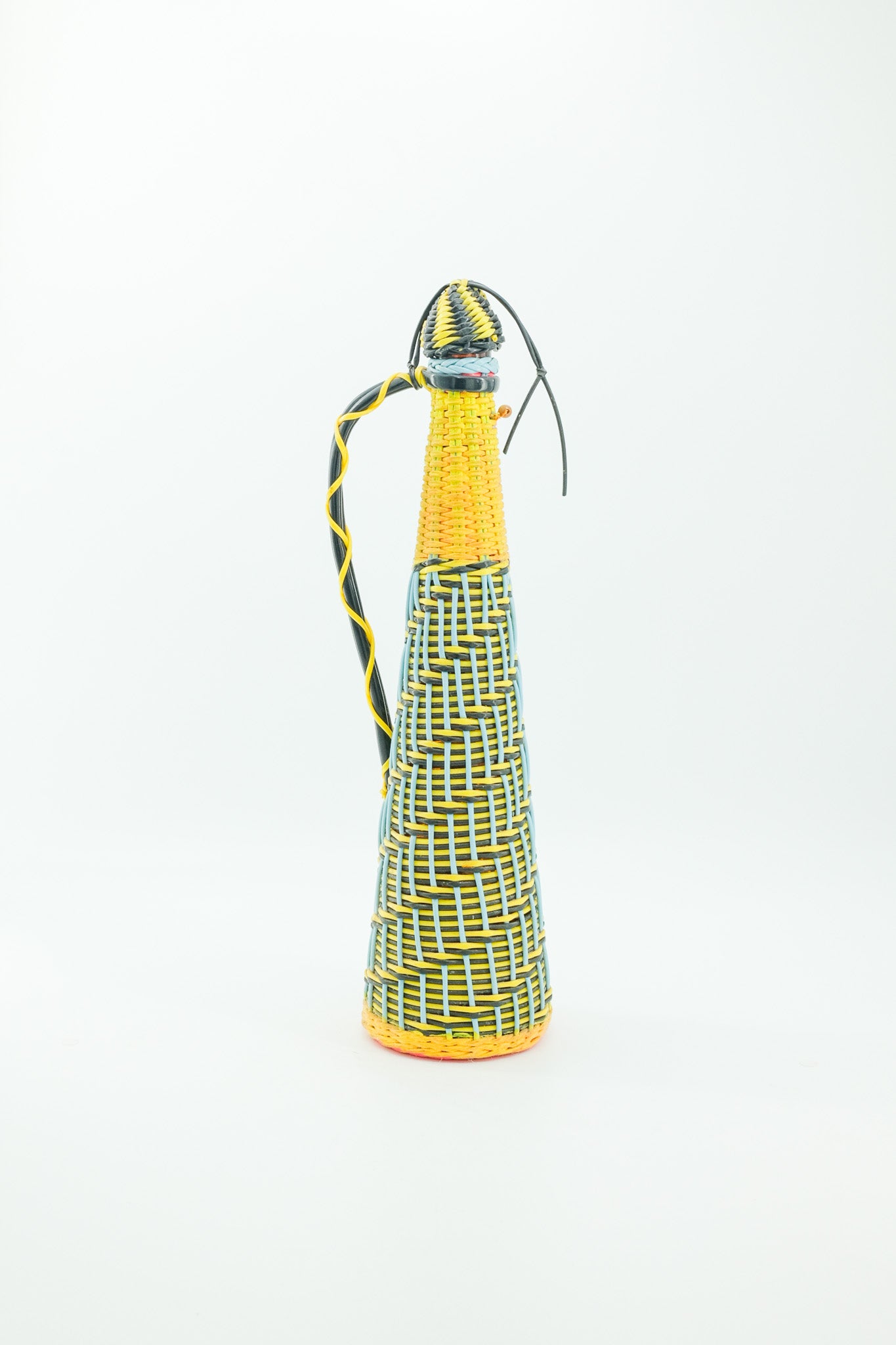 Woven Covered Decorative Bottle / 編み包みのボトル