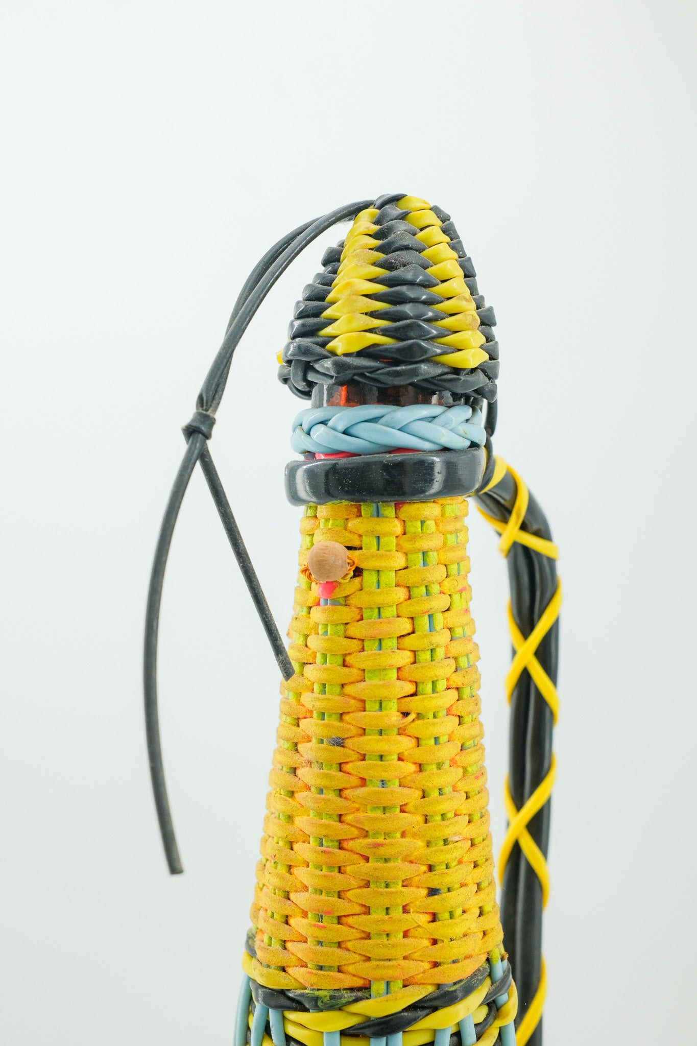Woven Covered Decorative Bottle / 編み包みのボトル