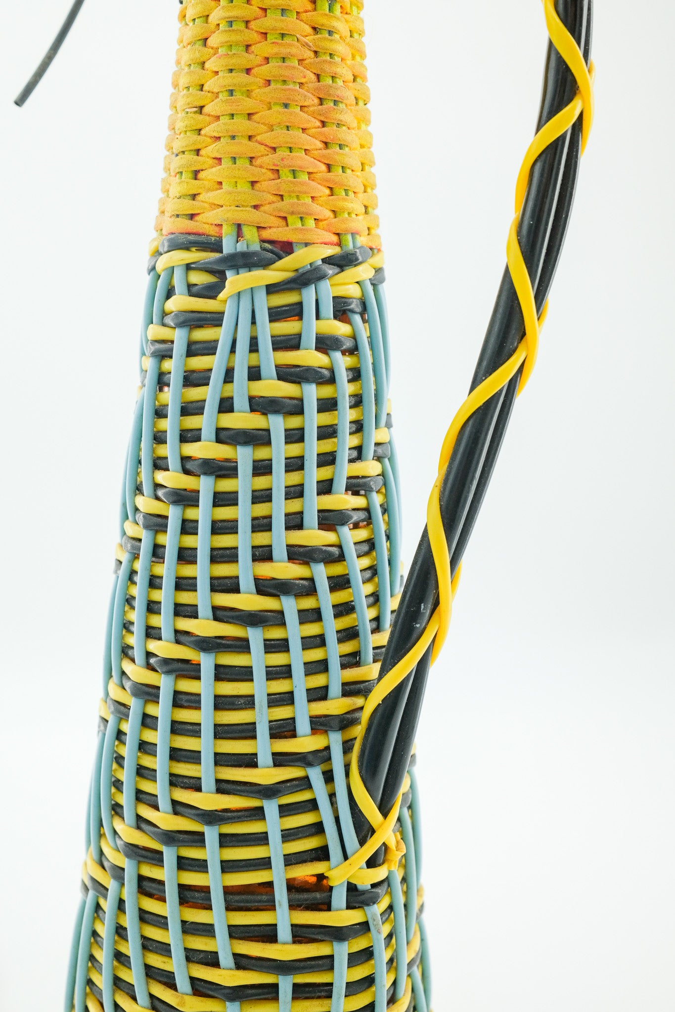 Woven Covered Decorative Bottle / 編み包みのボトル