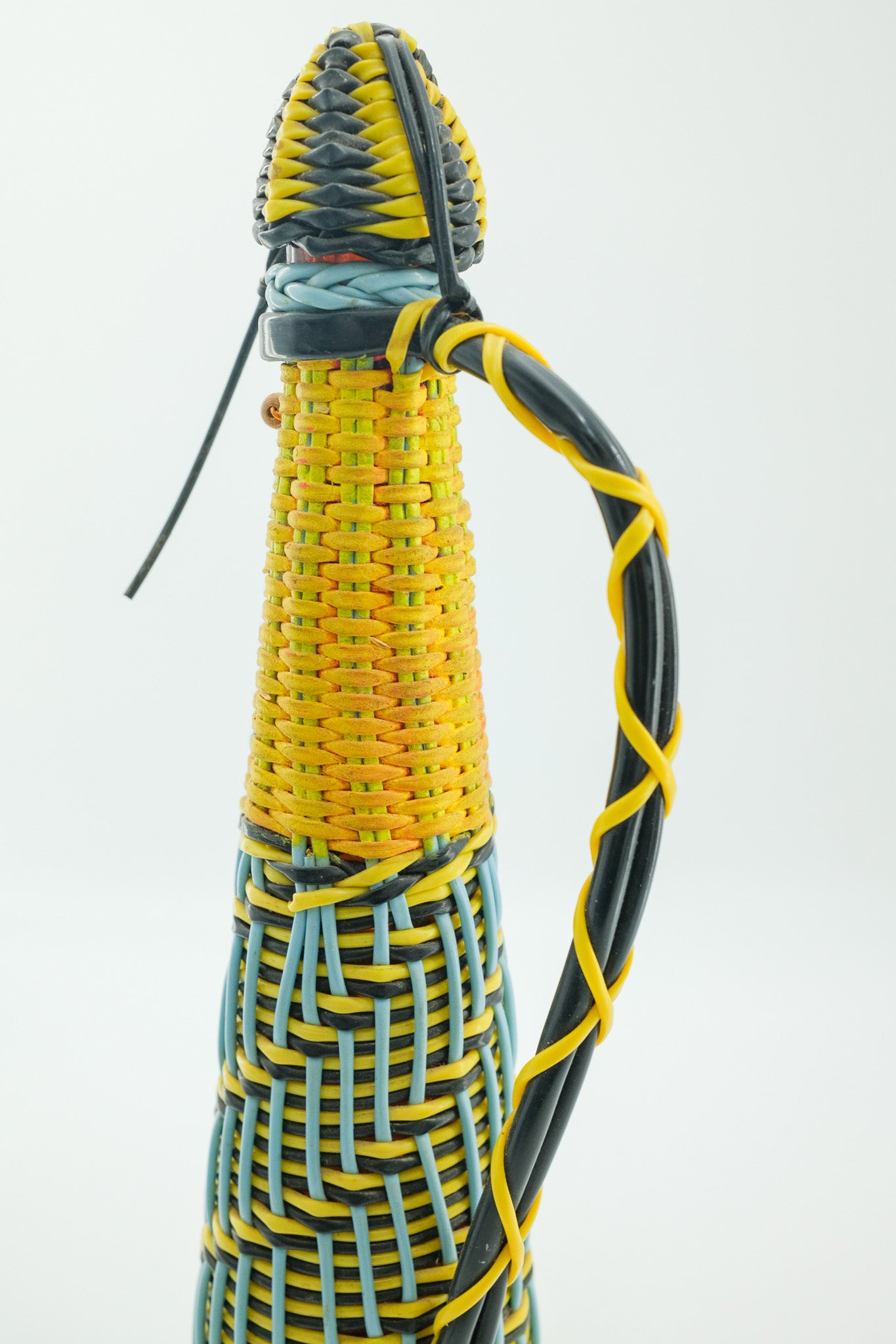 Woven Covered Decorative Bottle / 編み包みのボトル