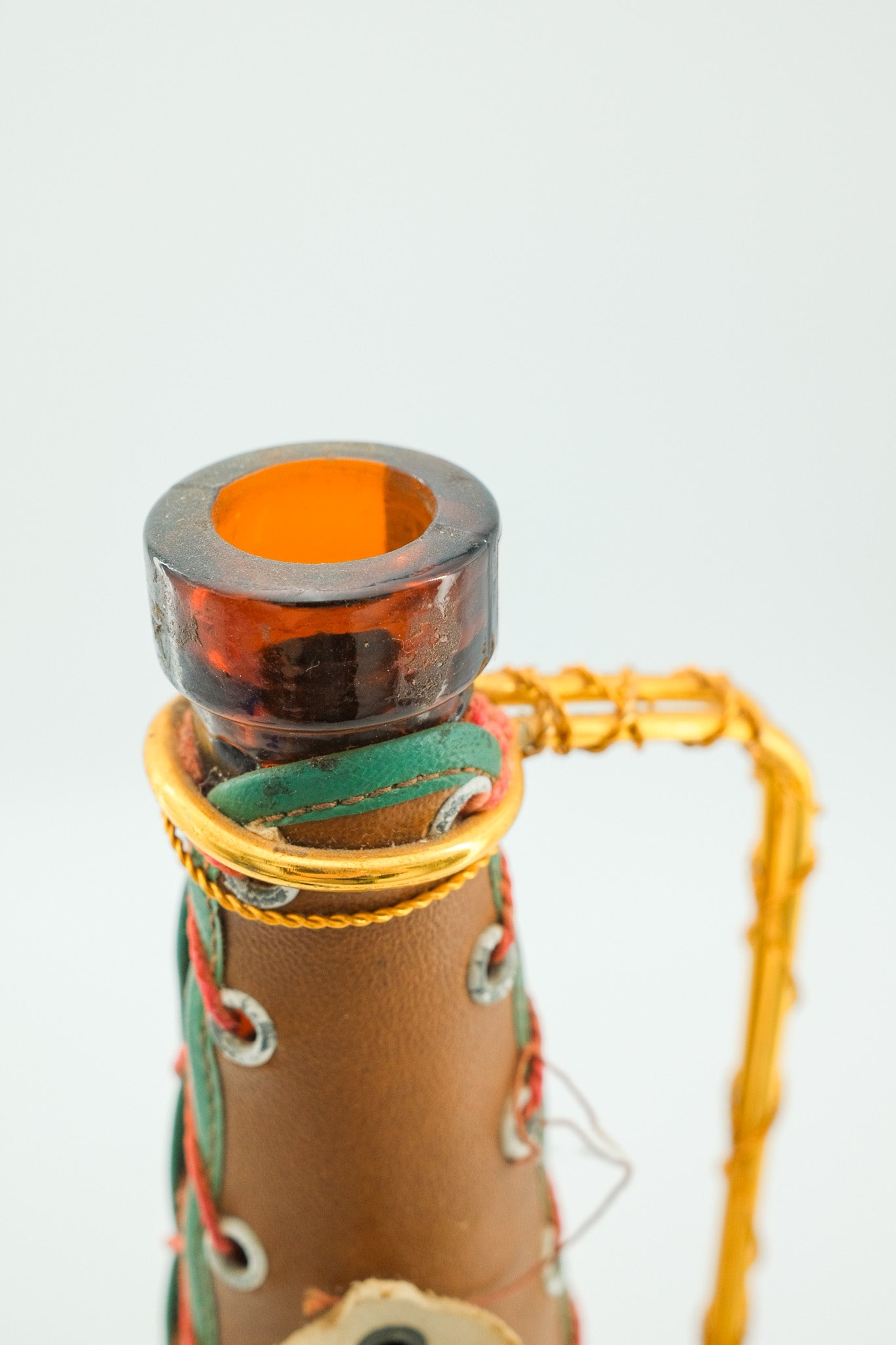 Leather Wrapped Bottle / レザー包みボトル